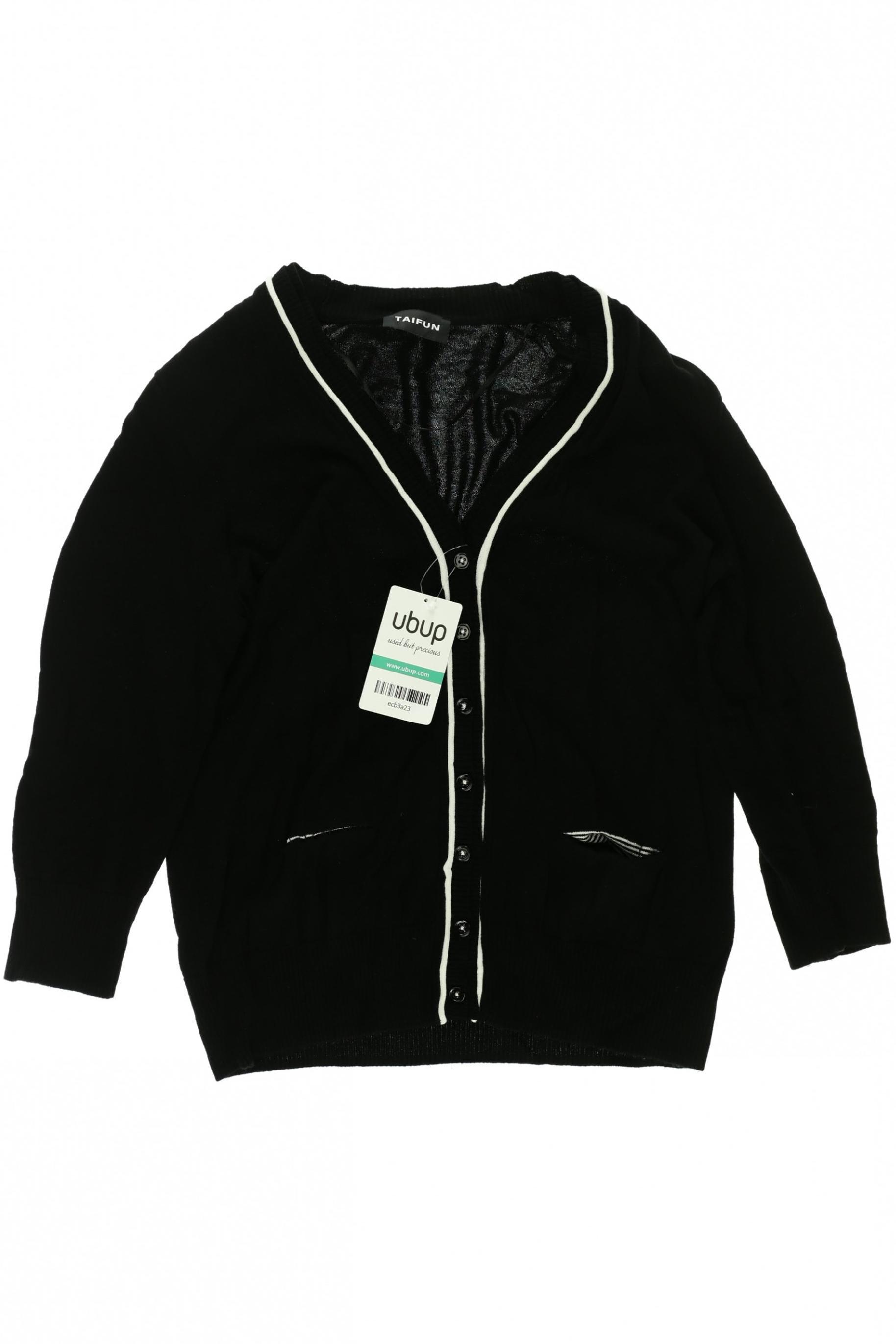 

Taifun Damen Strickjacke, schwarz, Gr. 40