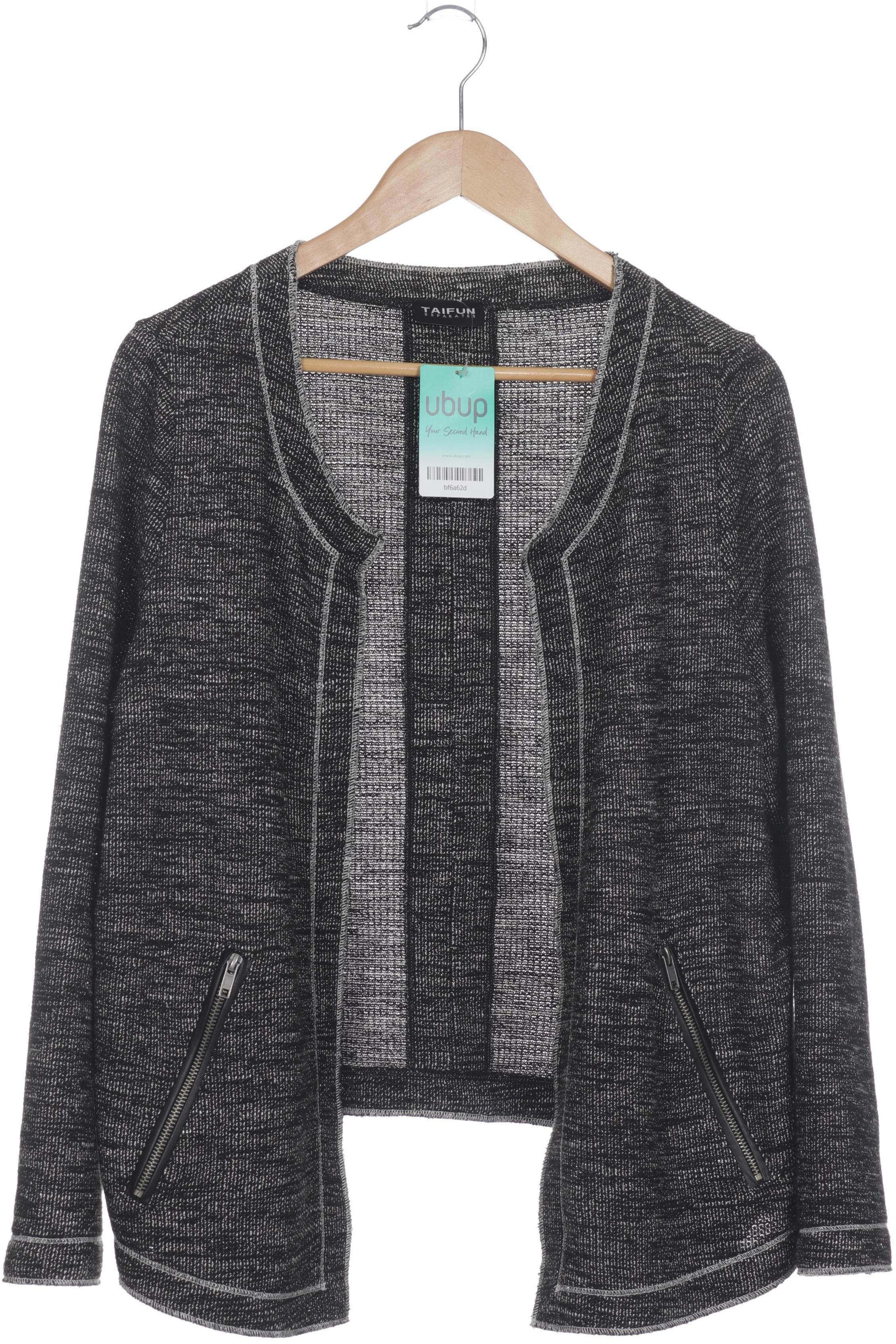 

Taifun Damen Strickjacke, schwarz, Gr. 44