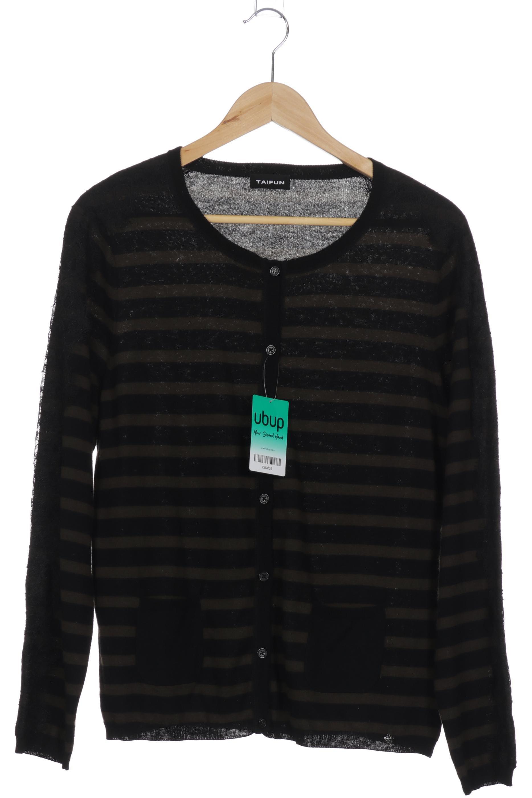 

Taifun Damen Strickjacke, grün, Gr. 42