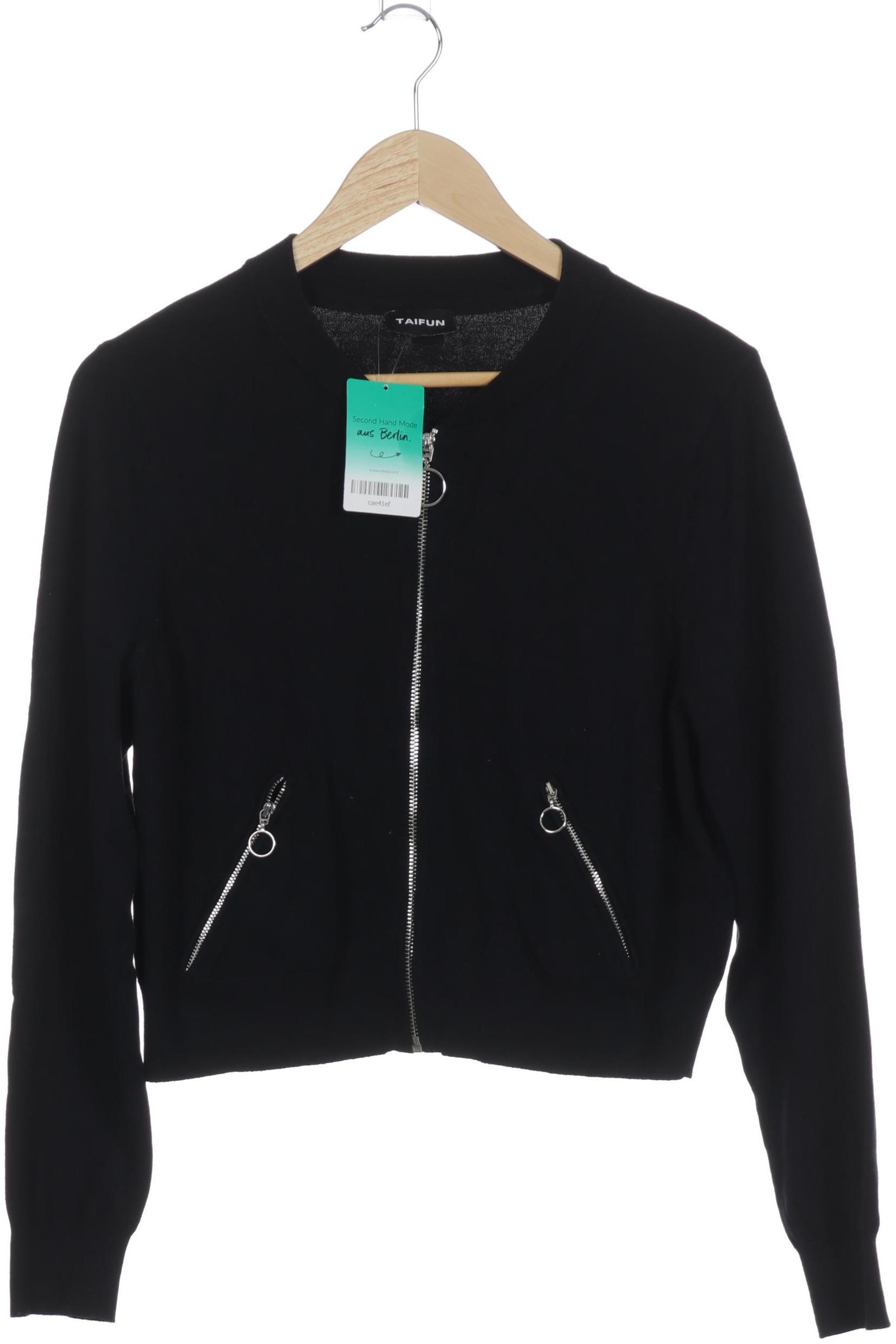 

Taifun Damen Strickjacke, blau, Gr. 42