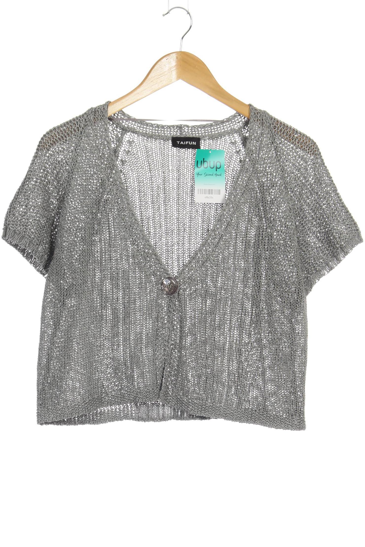 

Taifun Damen Strickjacke, grau, Gr. 46