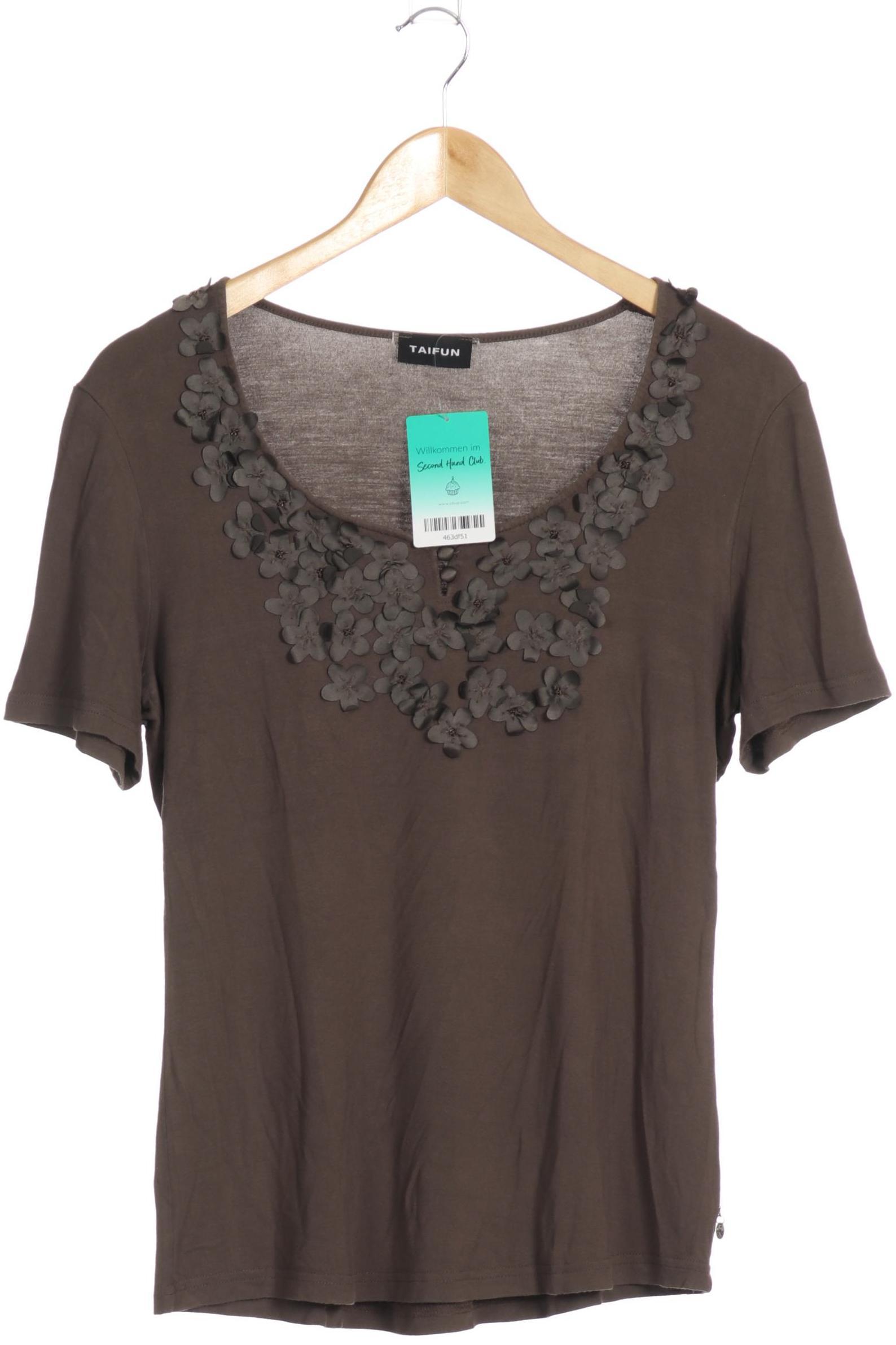 

Taifun Damen T-Shirt, braun, Gr.