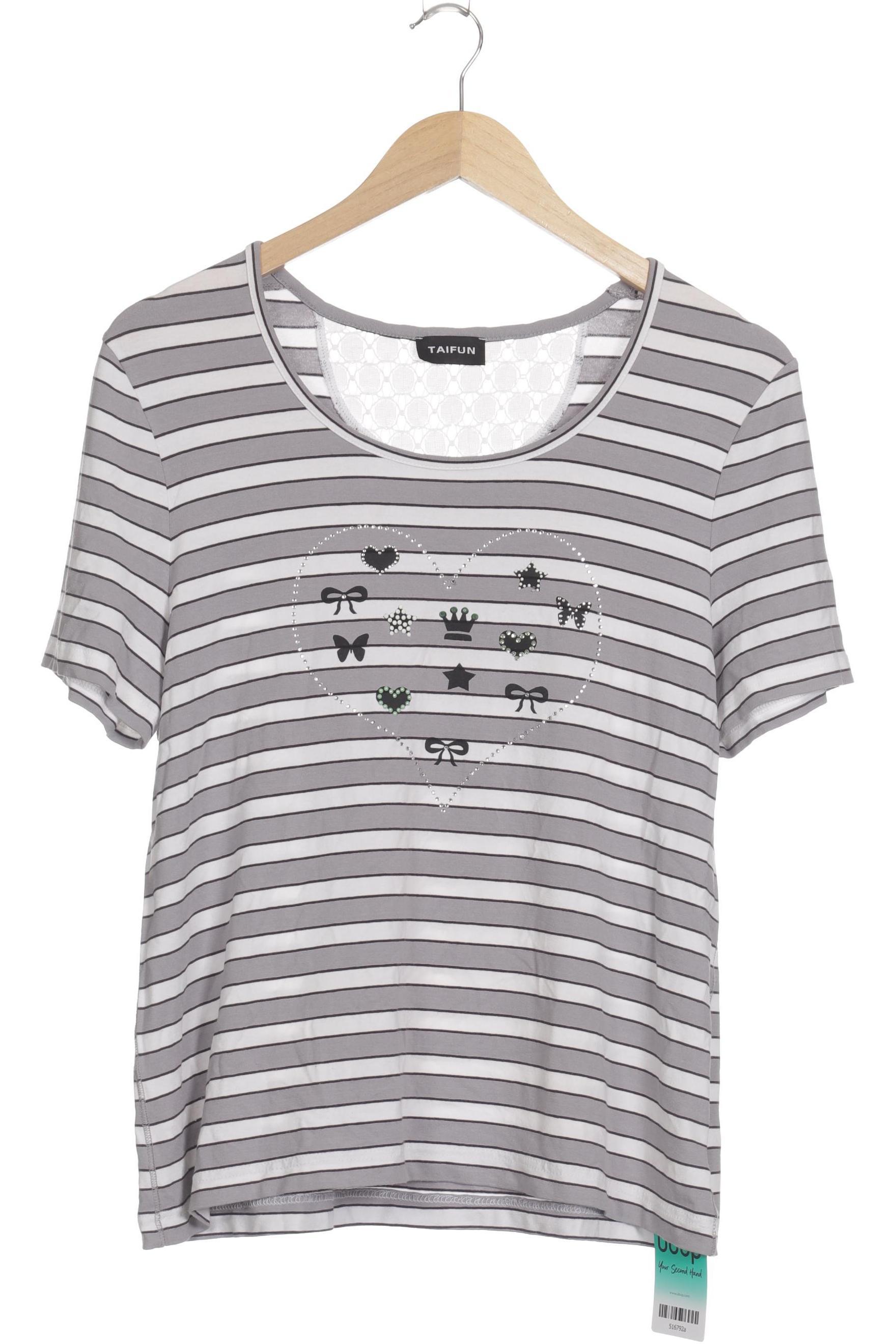 

Taifun Damen T-Shirt, weiß, Gr. 42