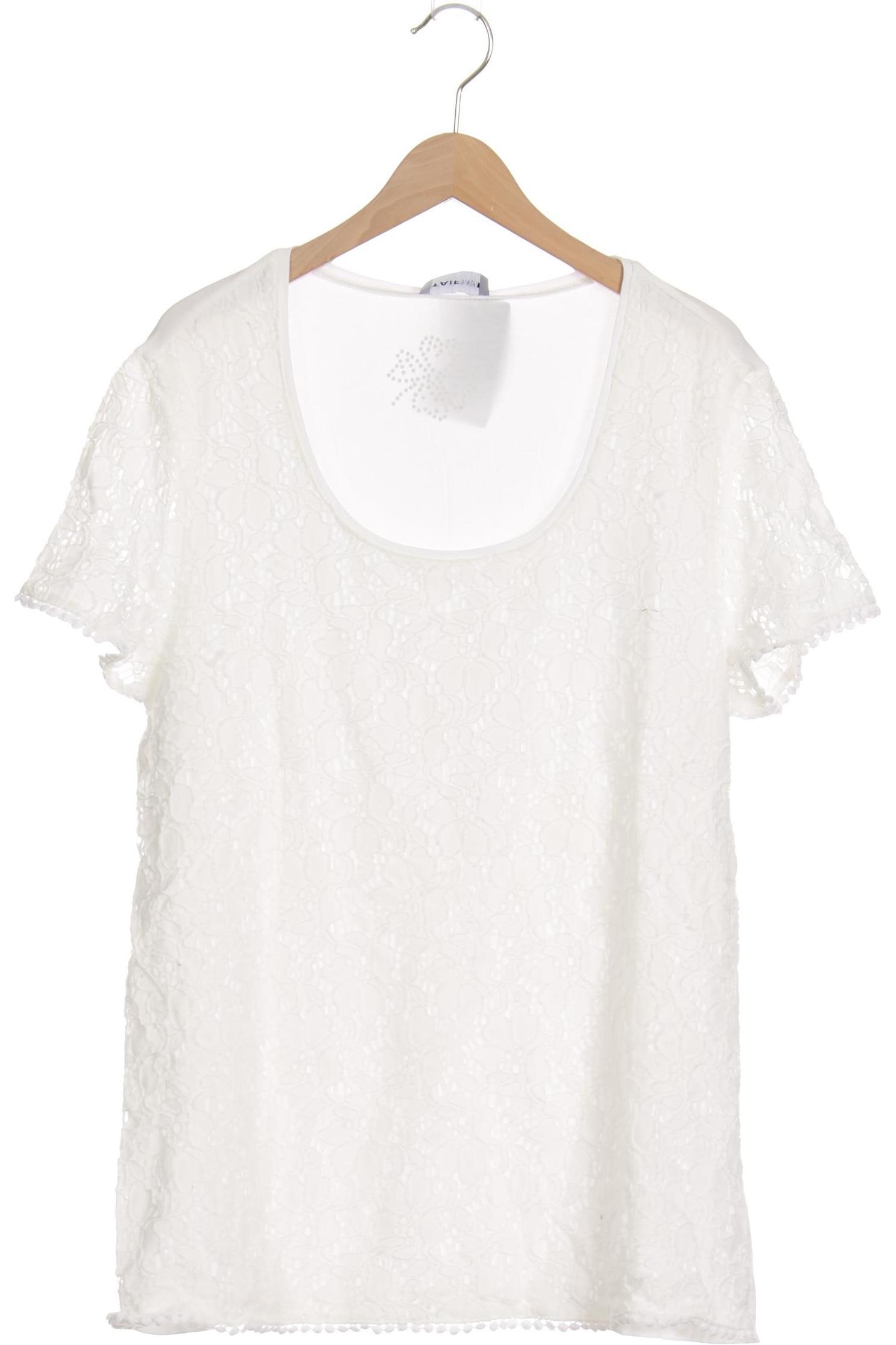 

Taifun Damen T-Shirt, weiß, Gr. 42