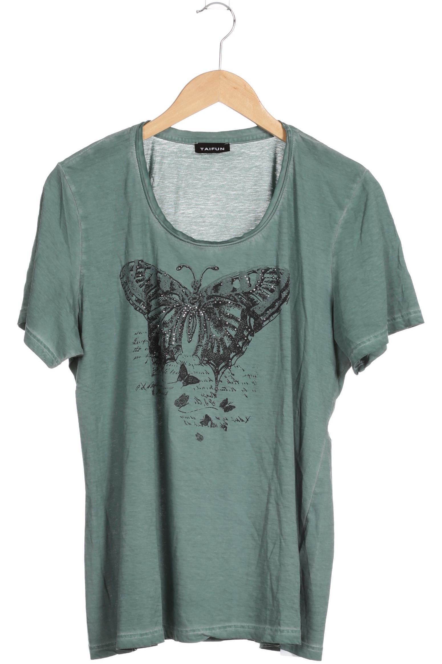 

Taifun Damen T-Shirt, grün, Gr. 46