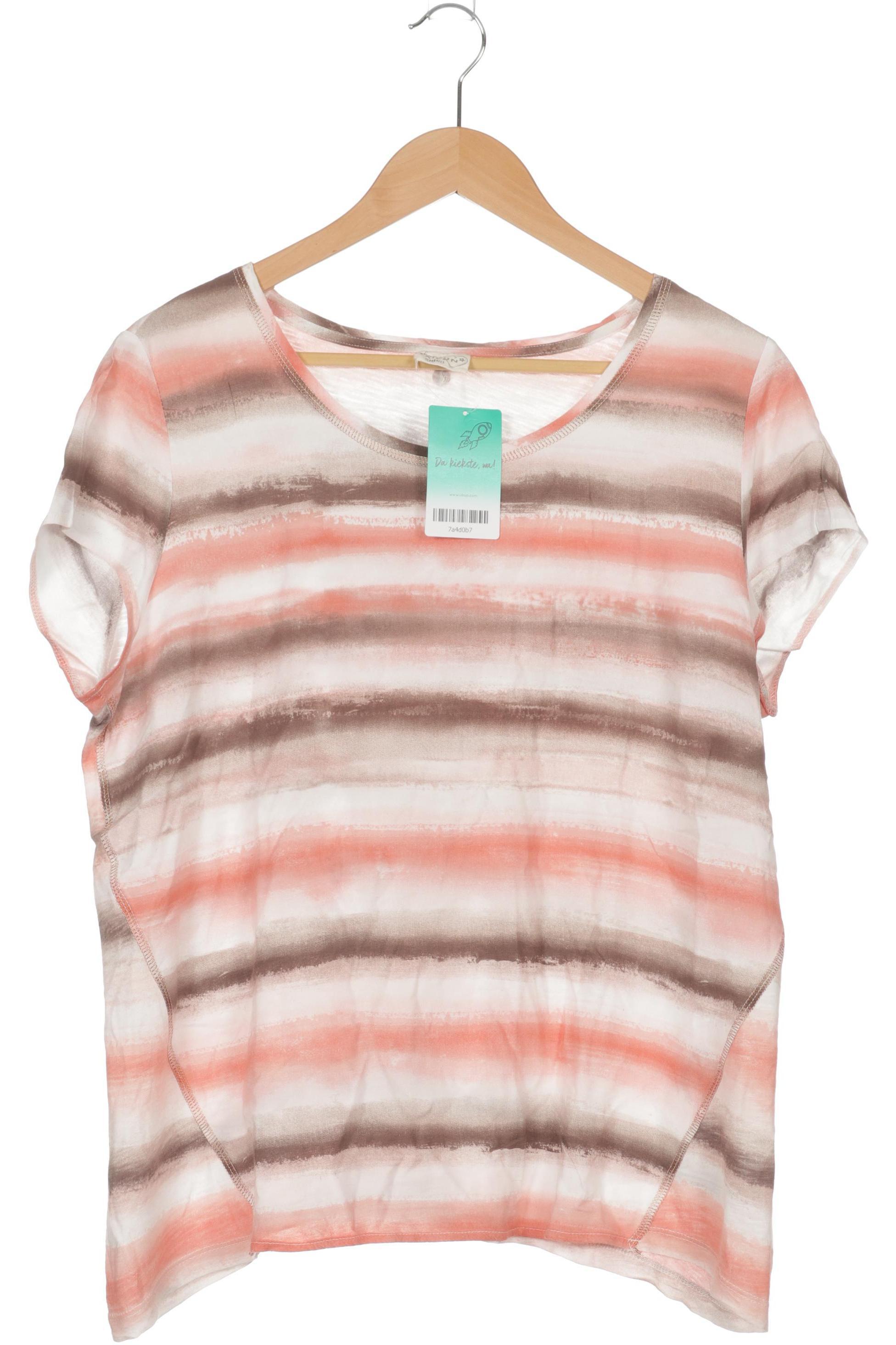 

Taifun Damen T-Shirt, beige, Gr. 44