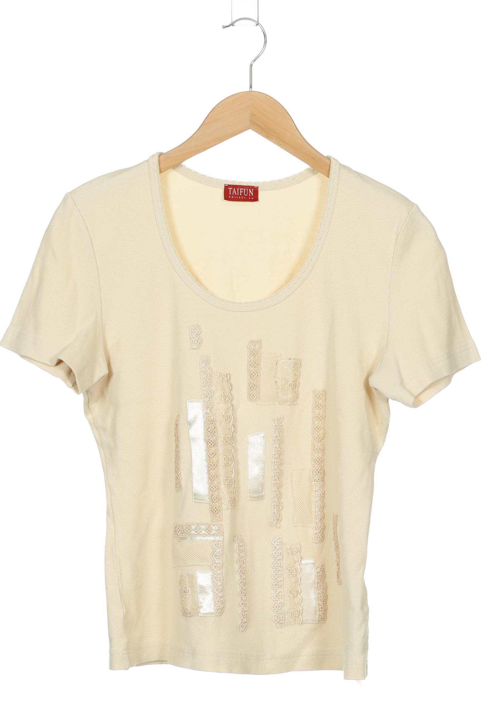 

Taifun Damen T-Shirt, beige, Gr. 42