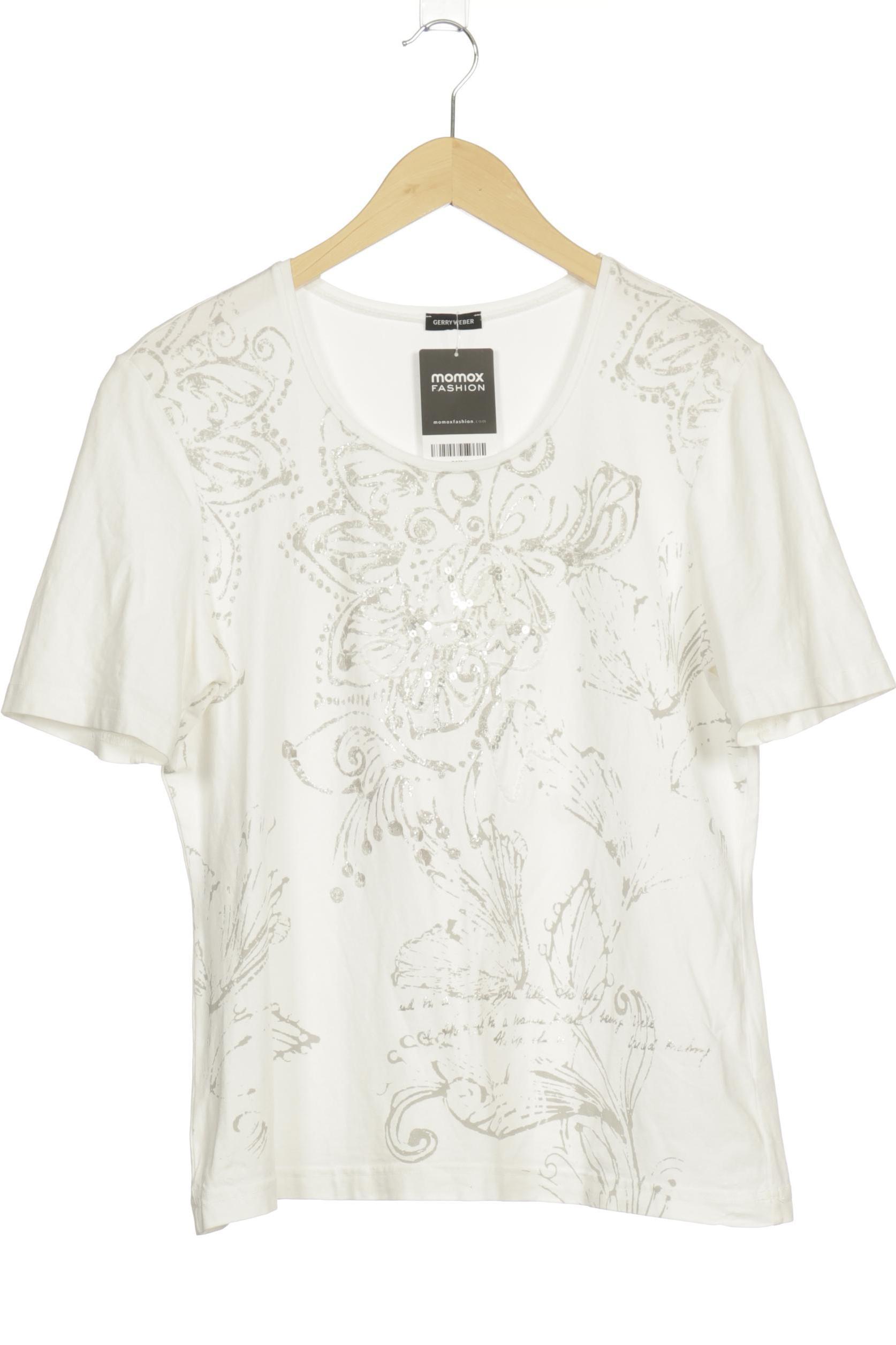 

Taifun Damen T-Shirt, weiß, Gr. 42