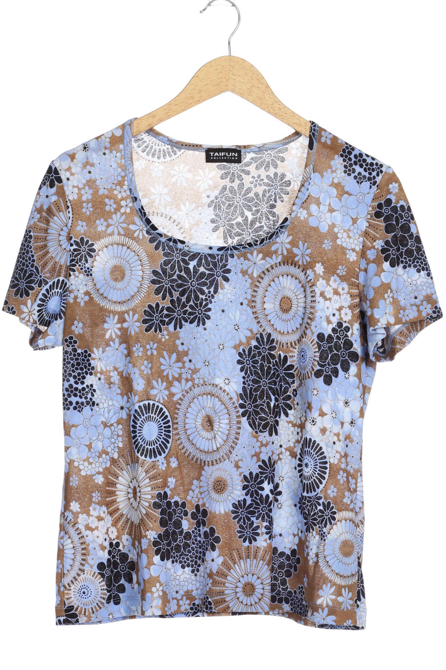 

Taifun Damen T-Shirt, blau, Gr. 44