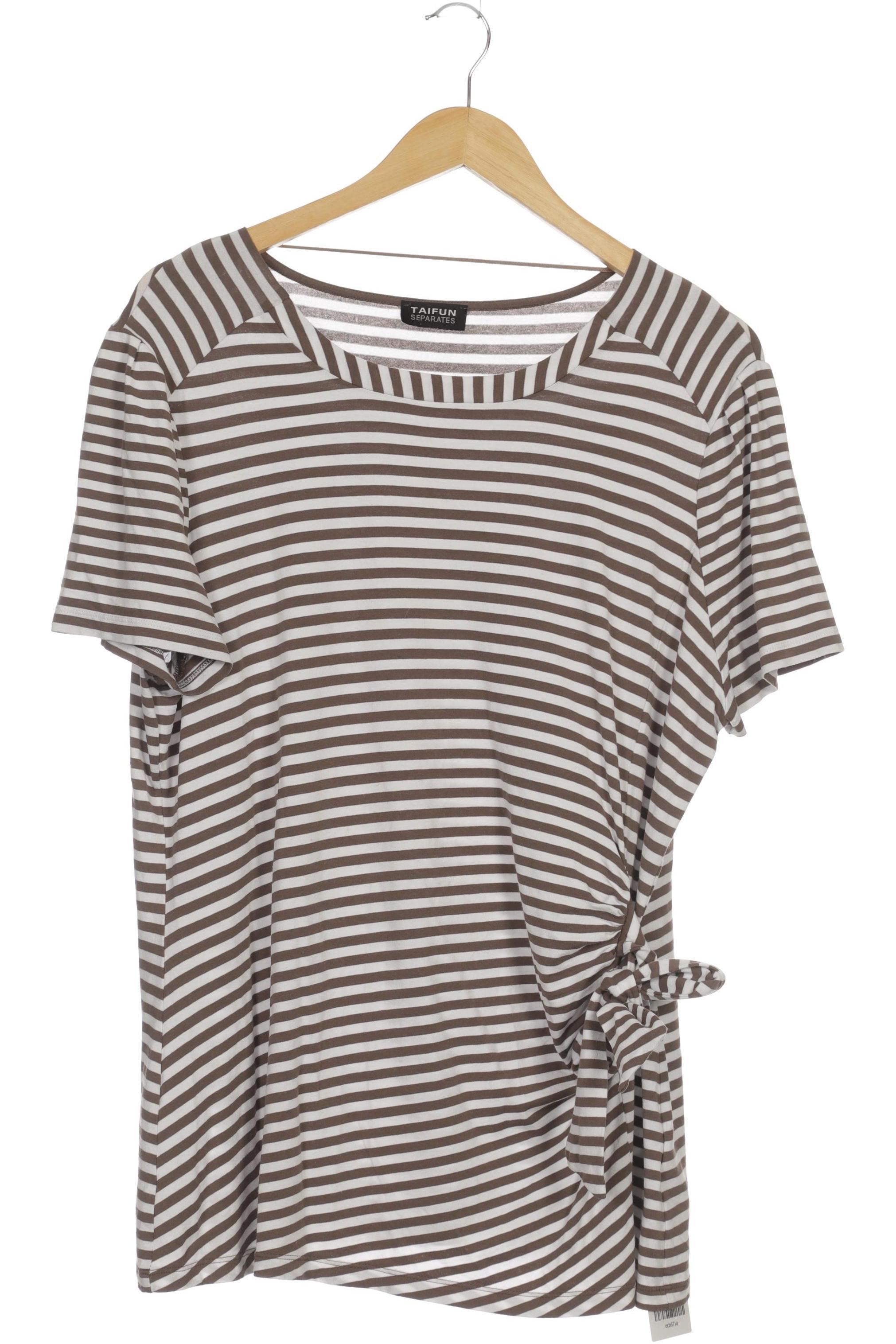 

Taifun Damen T-Shirt, braun, Gr. 46