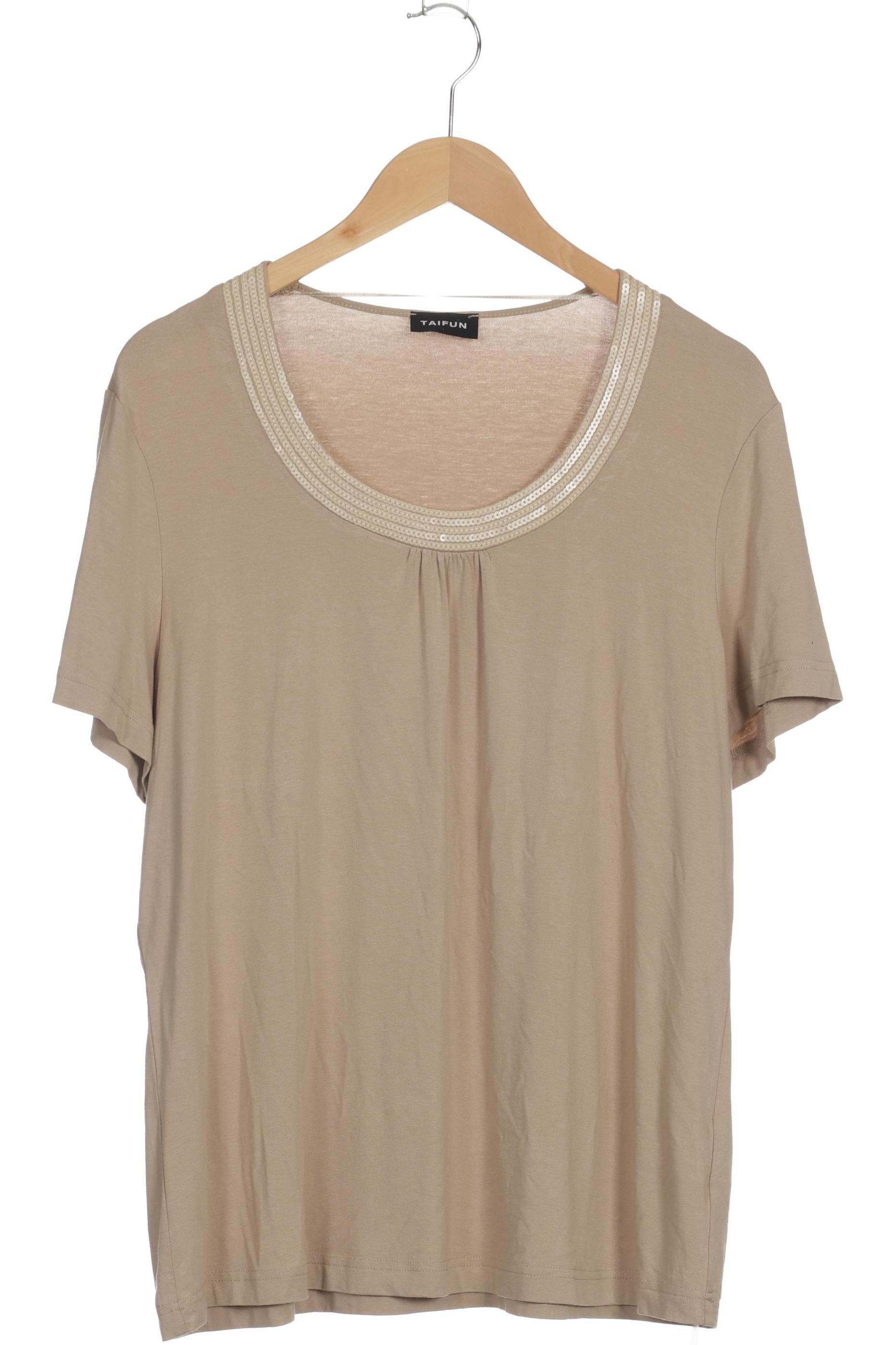 

Taifun Damen T-Shirt, beige, Gr. 46