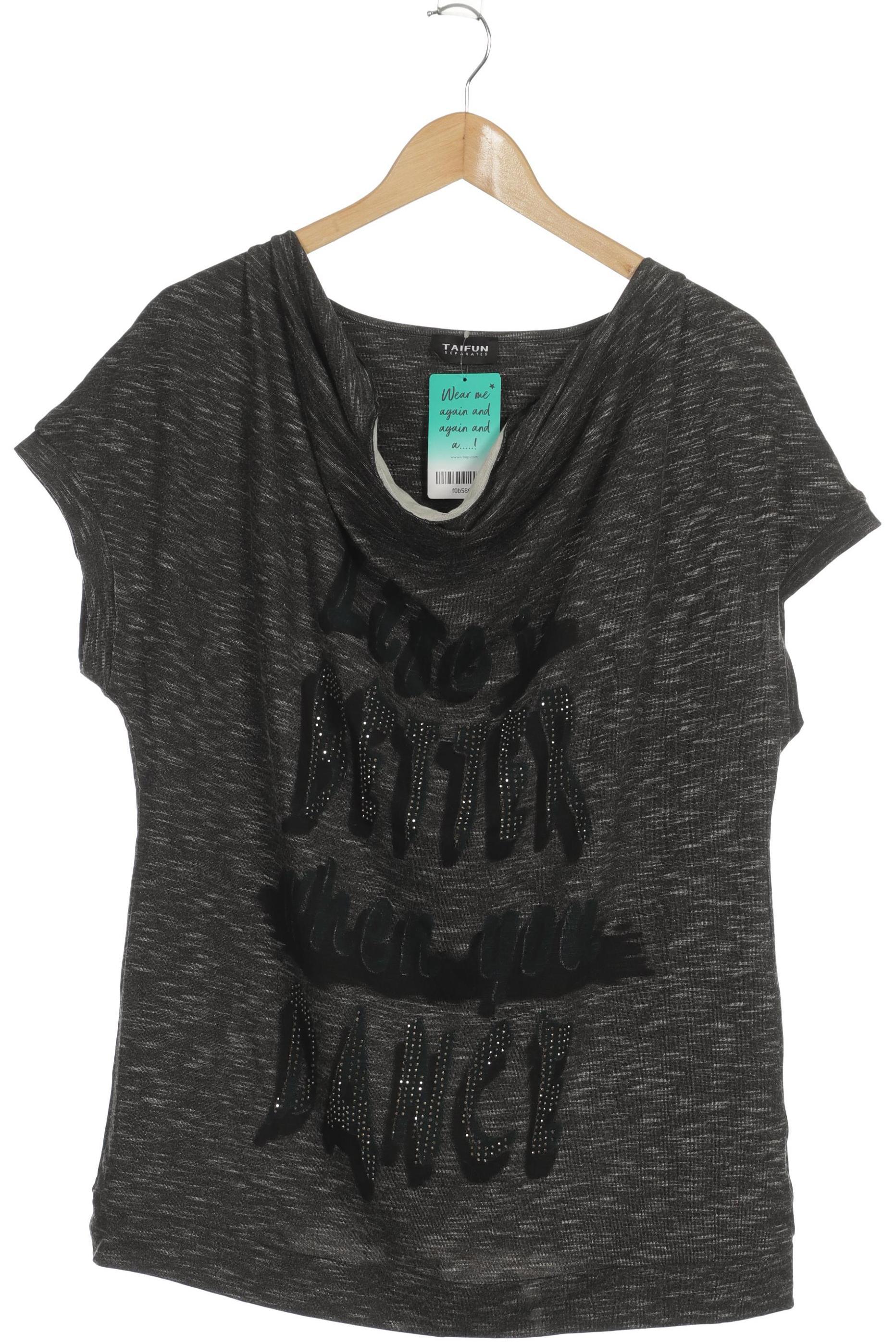 

Taifun Damen T-Shirt, grau, Gr. 44