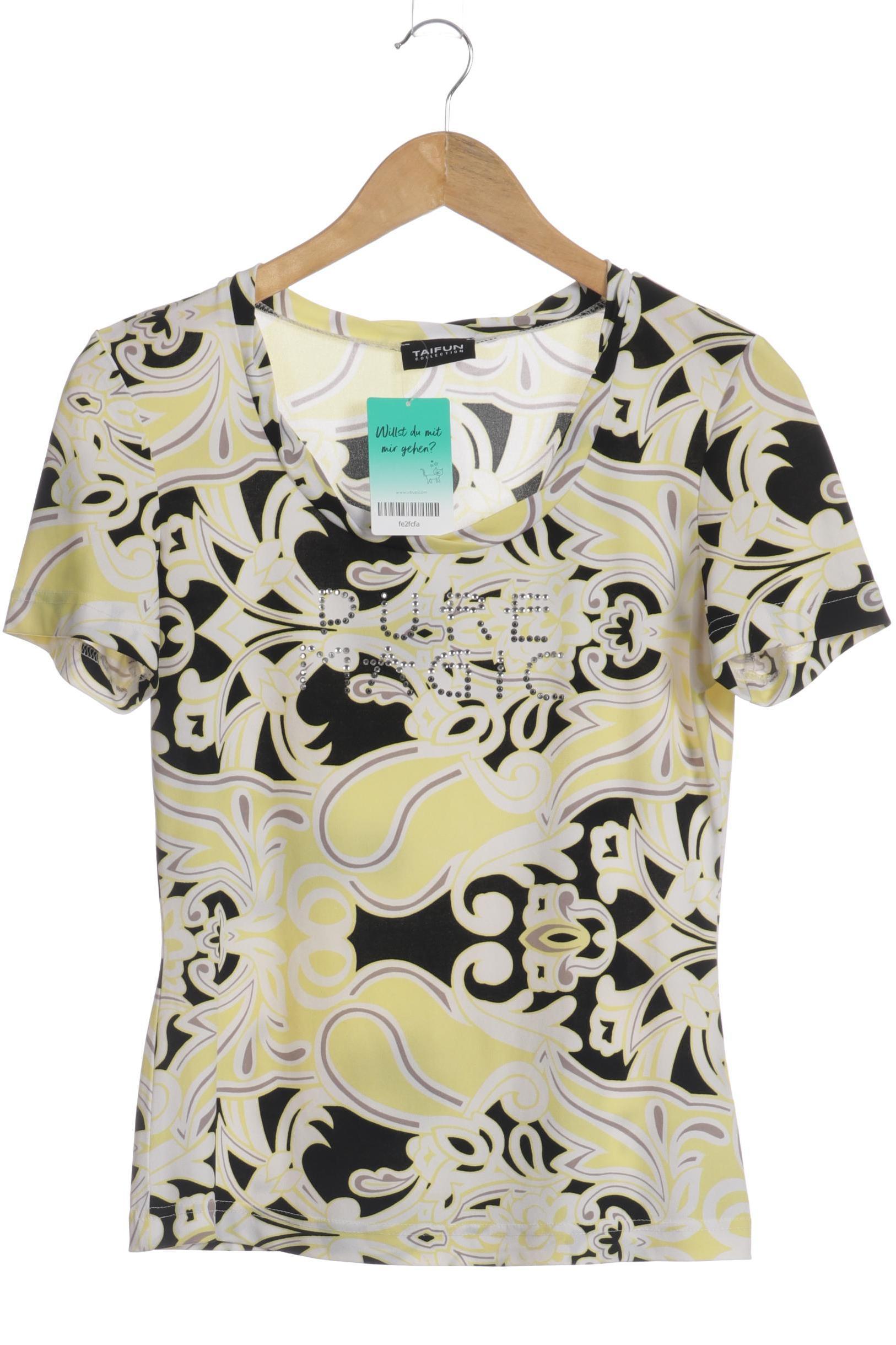 

Taifun Damen T-Shirt, gelb, Gr. 36