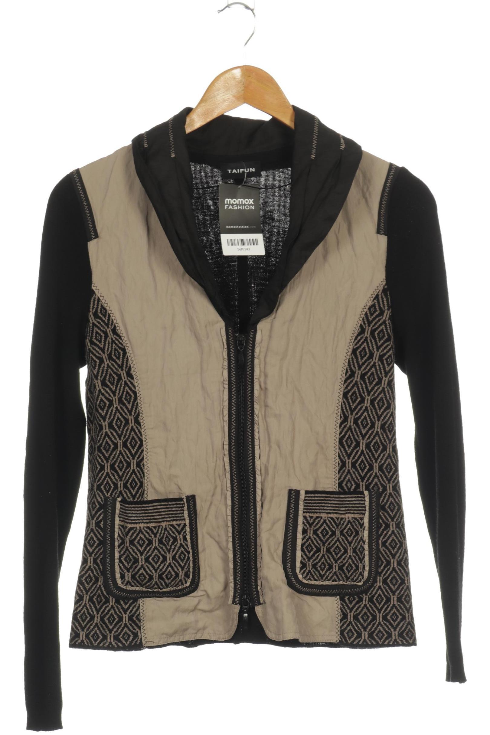 

Taifun Damen Strickjacke, schwarz, Gr. 40