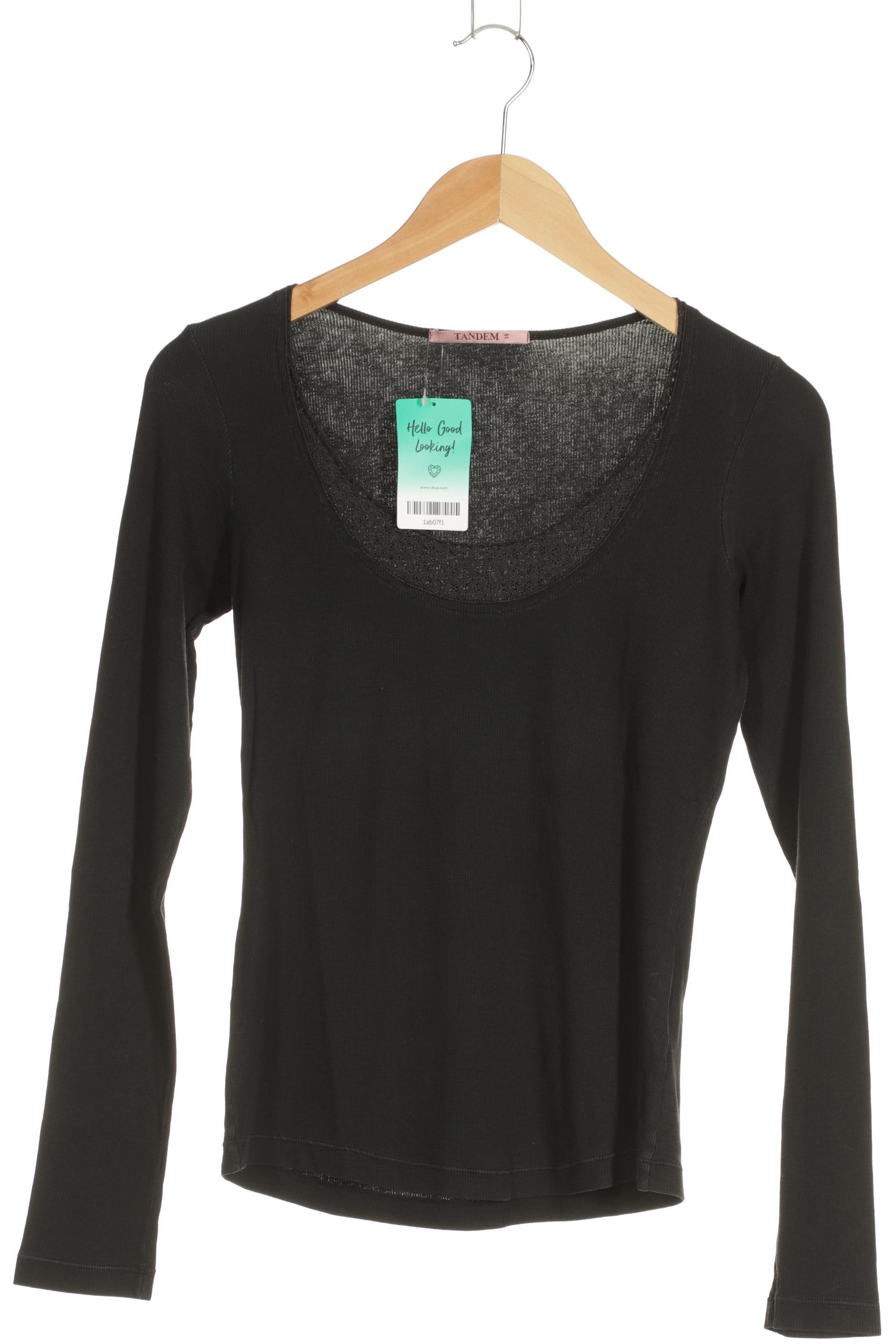 

Tandem Damen Langarmshirt, schwarz, Gr. 38