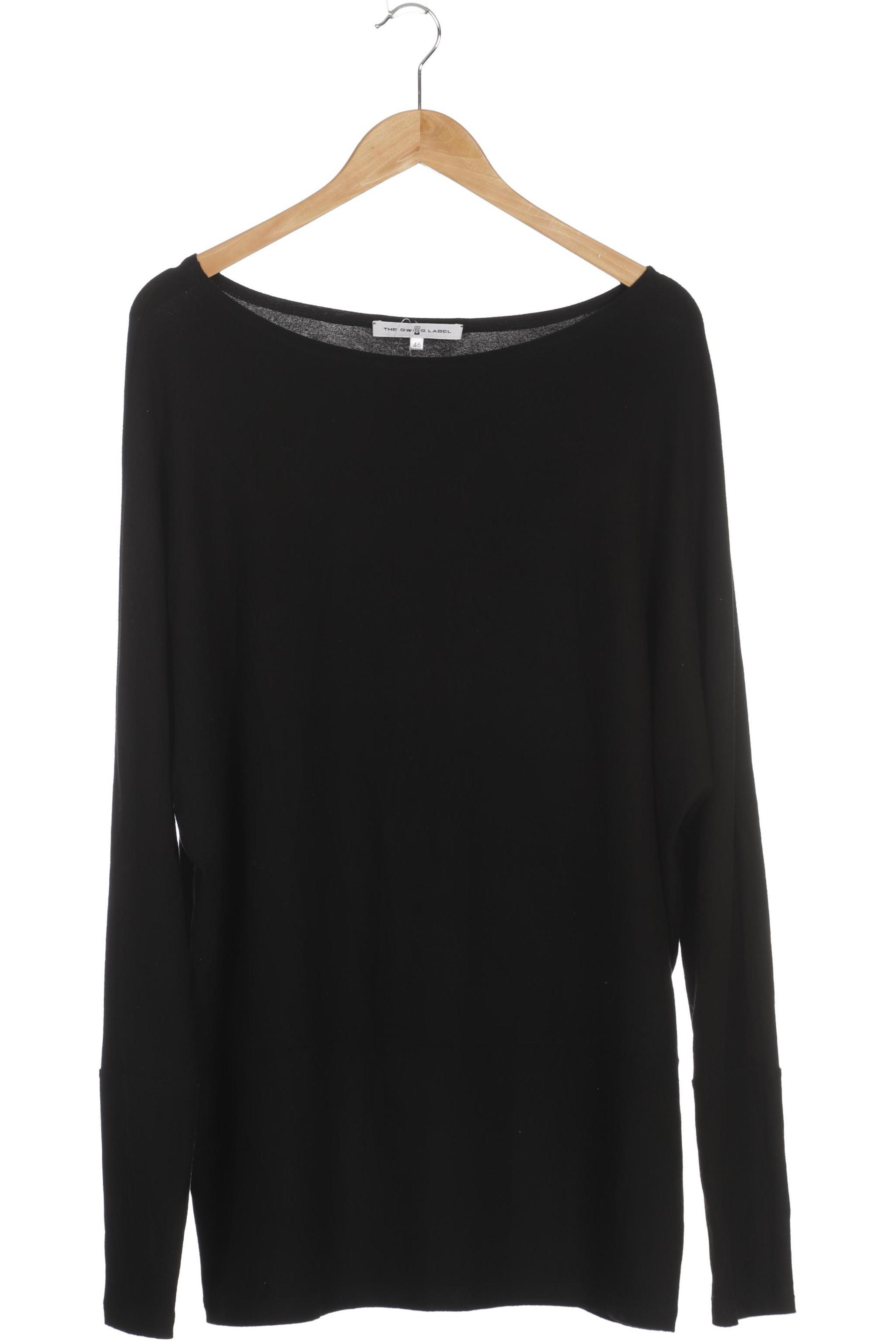 

THE Swiss Label Damen Langarmshirt, schwarz, Gr. 46