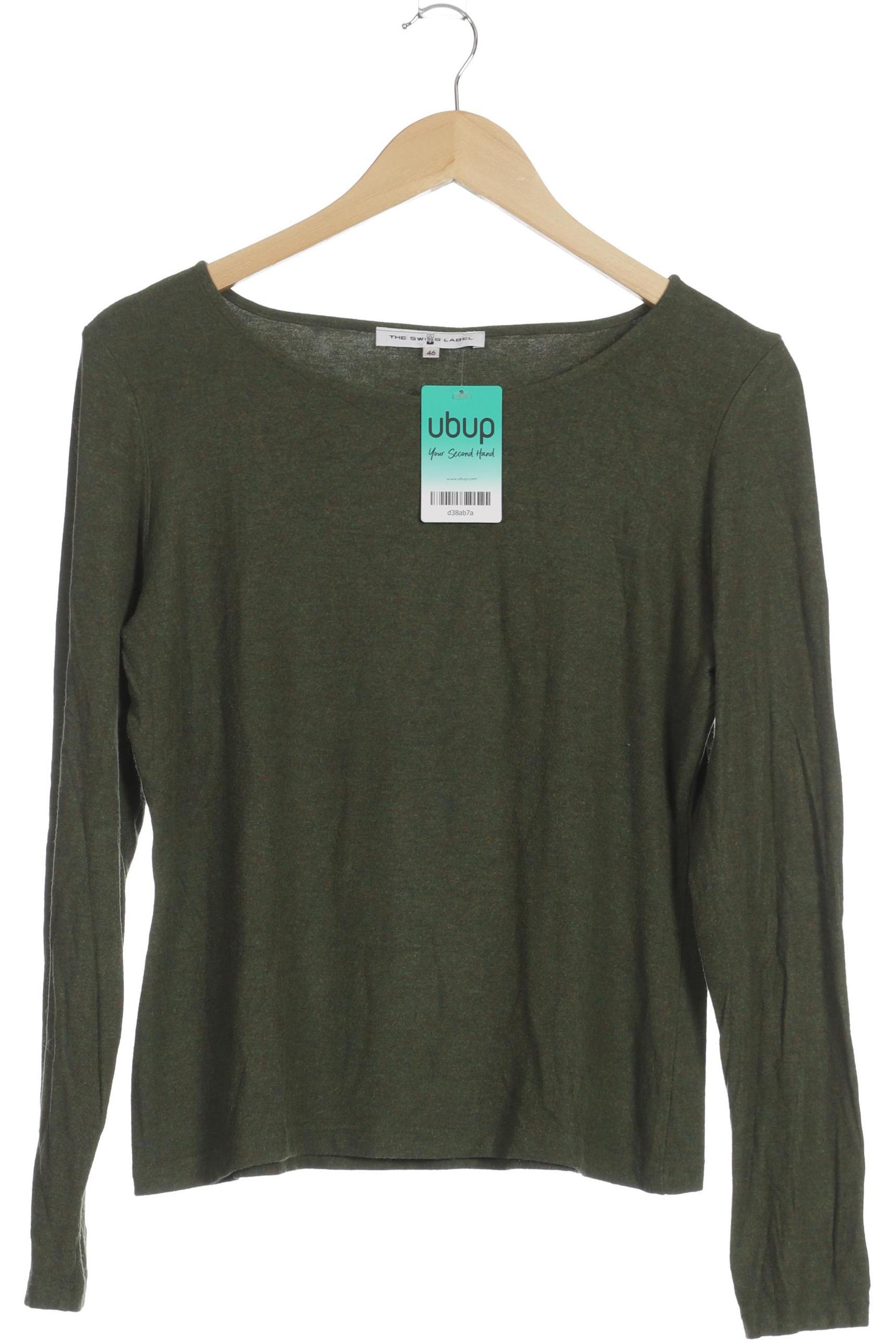 

THE Swiss Label Damen Langarmshirt, grün, Gr. 46