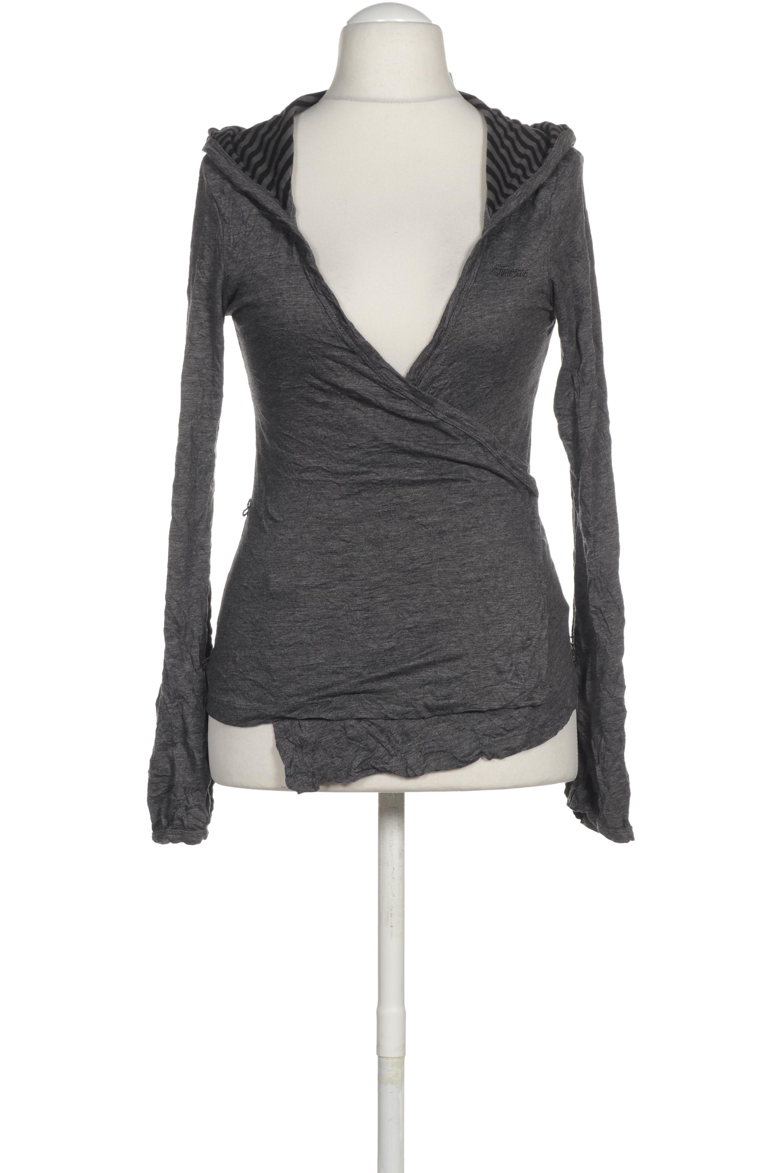 

Timezone Damen Kapuzenpullover, grau, Gr.