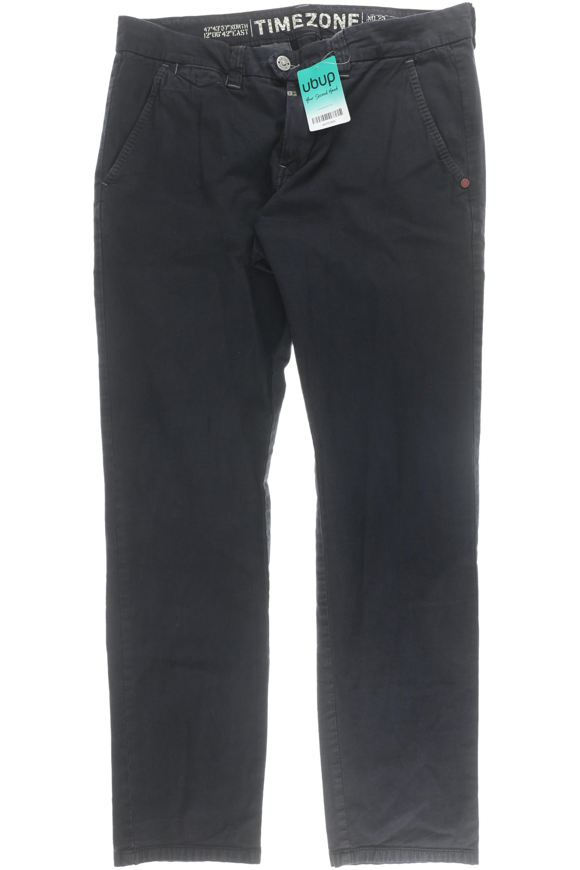 Thumbnail - Timezone Herren Stoffhose, blau, Gr. 34