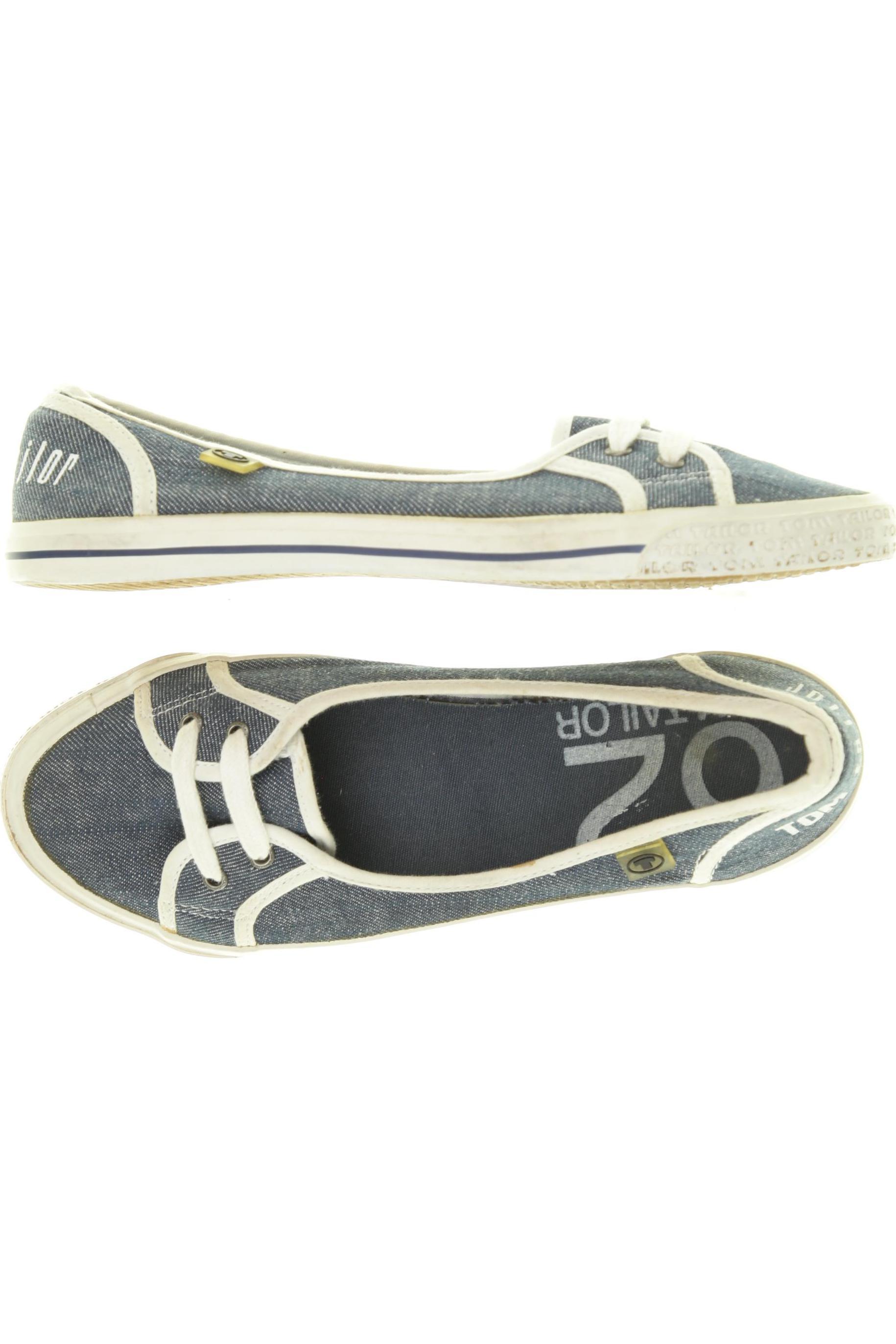 

TOM Tailor Denim Damen Ballerinas, blau, Gr. 38