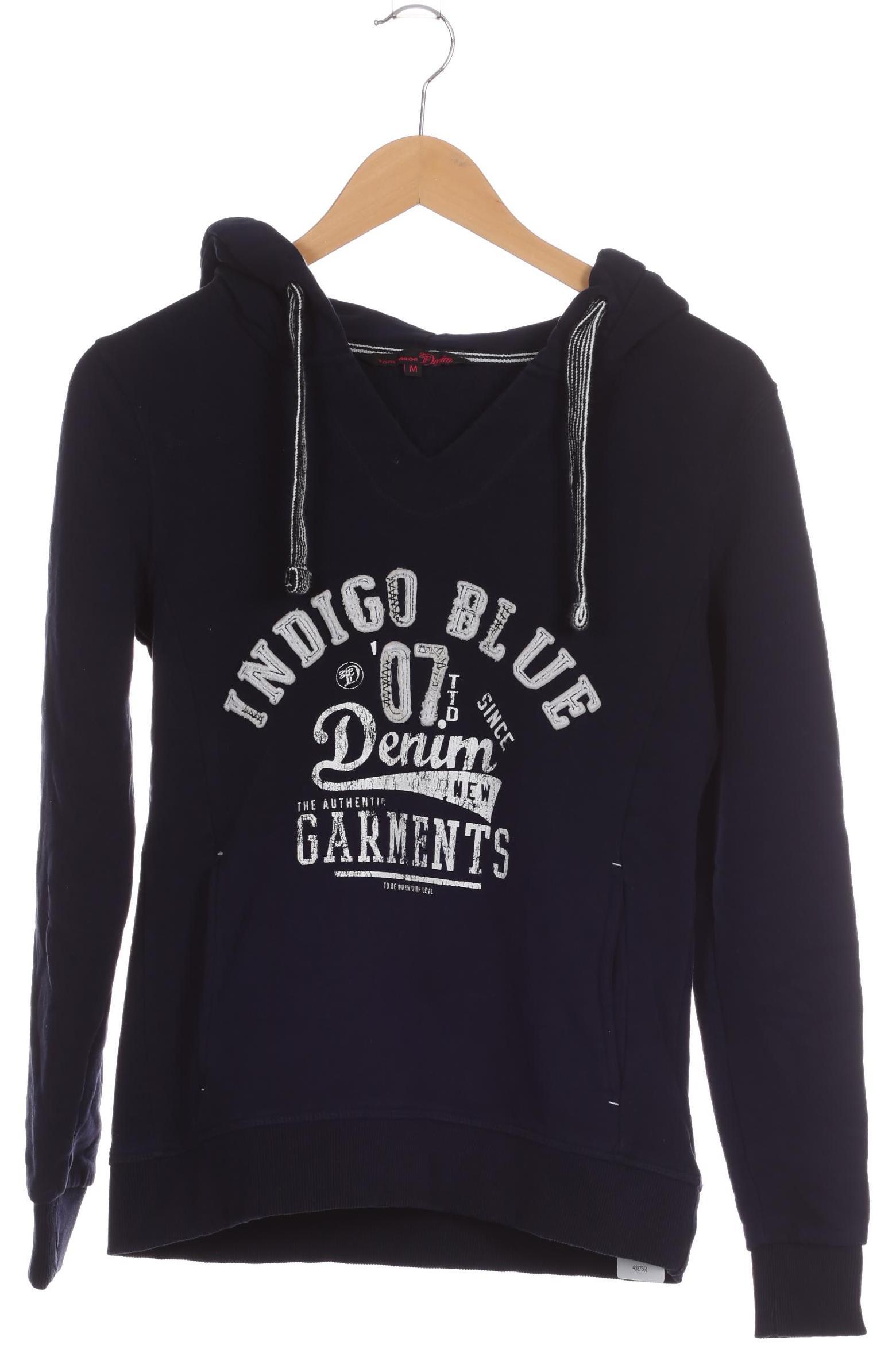 

TOM Tailor Denim Damen Kapuzenpullover, blau, Gr.