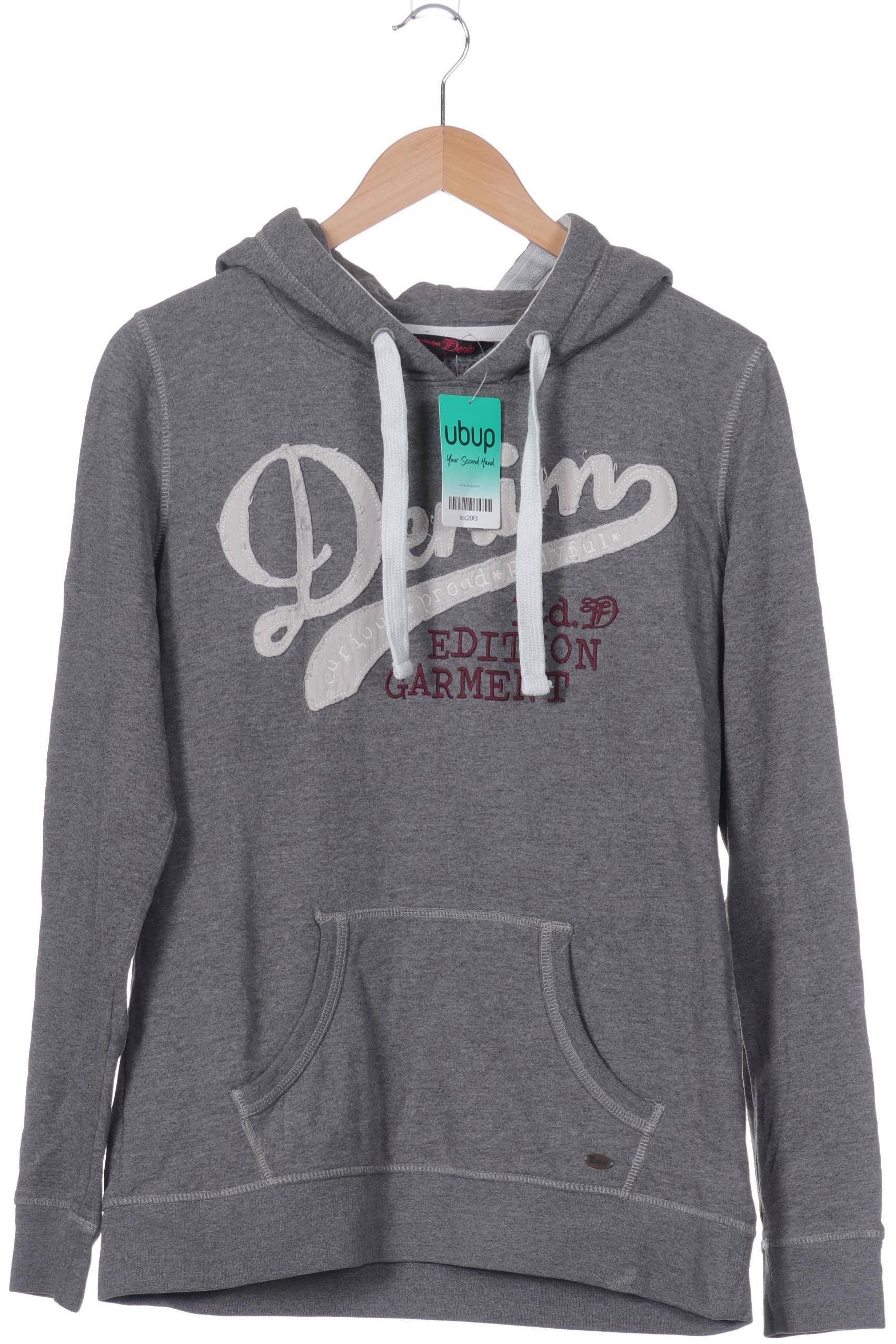 

TOM Tailor Denim Damen Kapuzenpullover, grau, Gr.