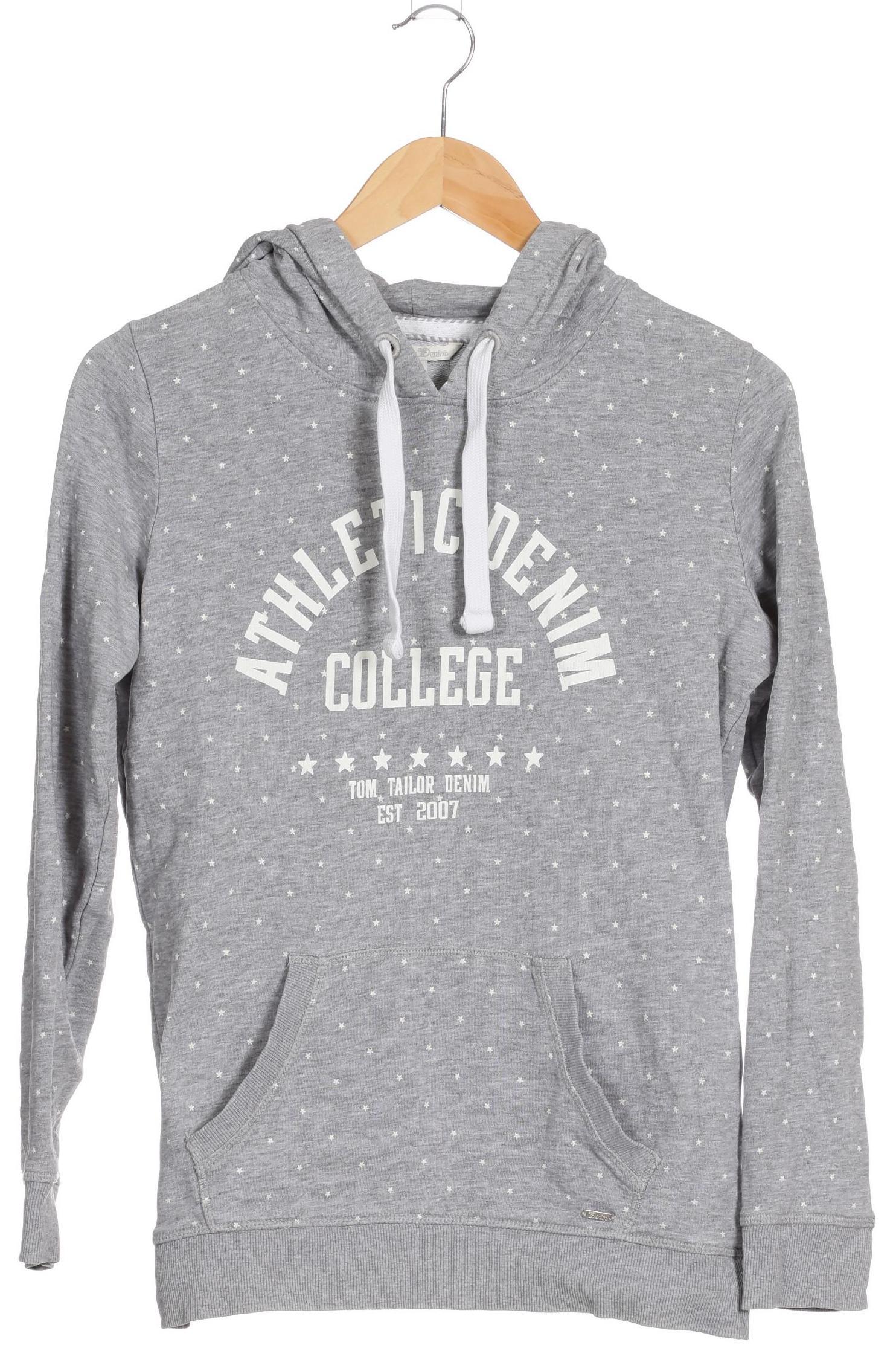 

TOM Tailor Denim Damen Kapuzenpullover, grau, Gr.