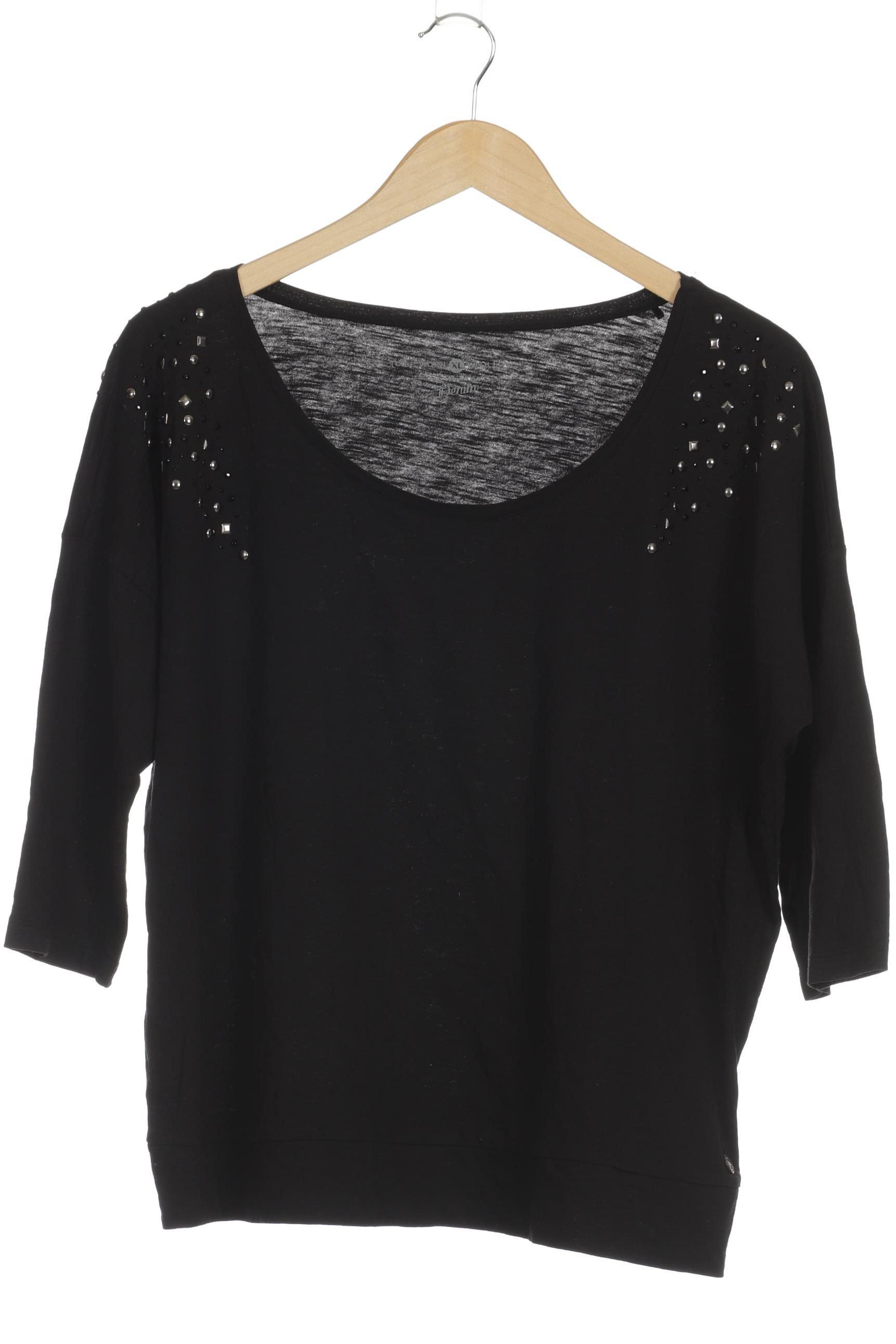 

TOM Tailor Denim Damen Langarmshirt, schwarz, Gr.