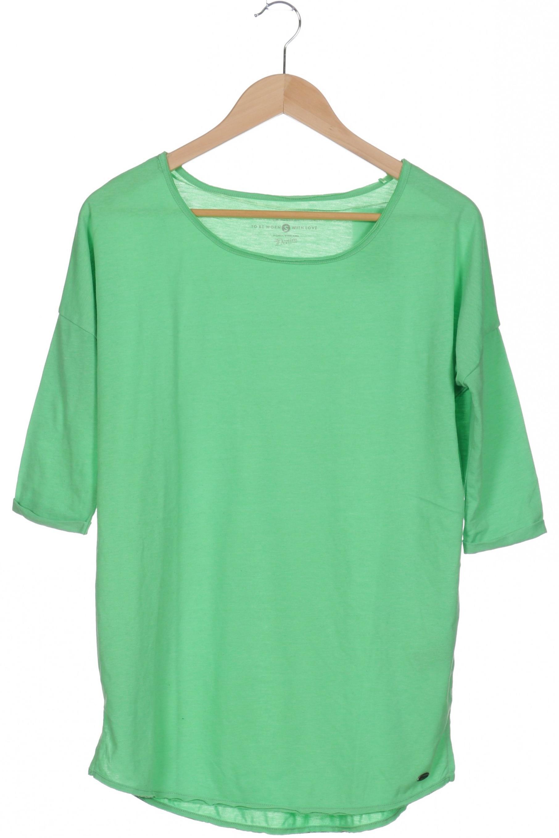 

TOM Tailor Denim Damen Langarmshirt, grün, Gr.