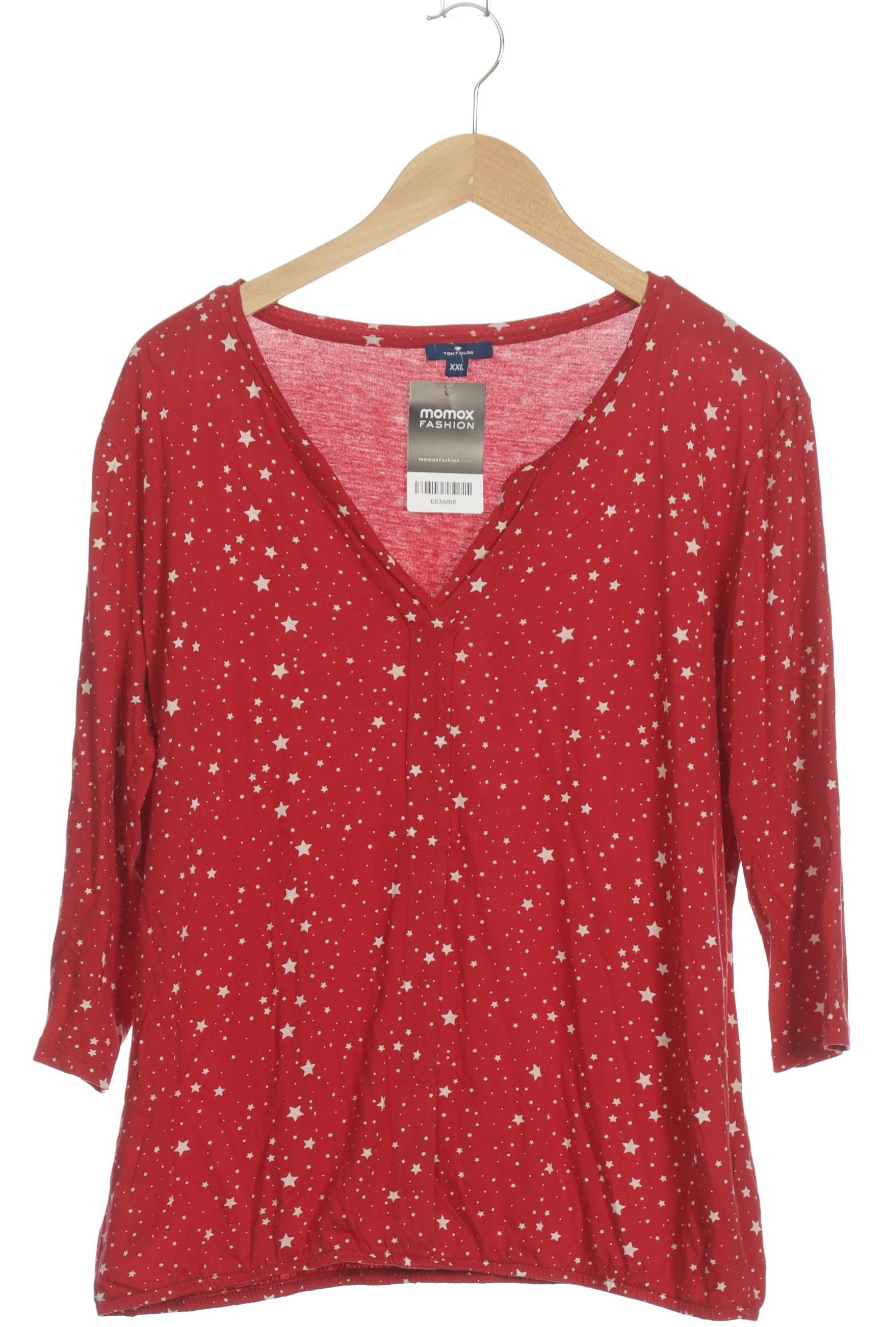 

TOM Tailor Denim Damen Langarmshirt, rot, Gr.