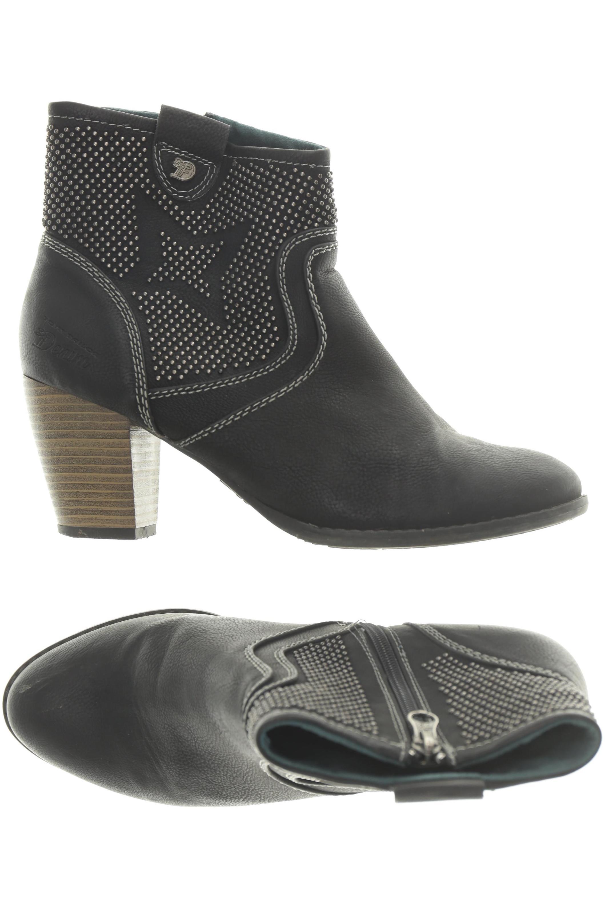 

TOM Tailor Denim Damen Stiefelette, schwarz, Gr. 40