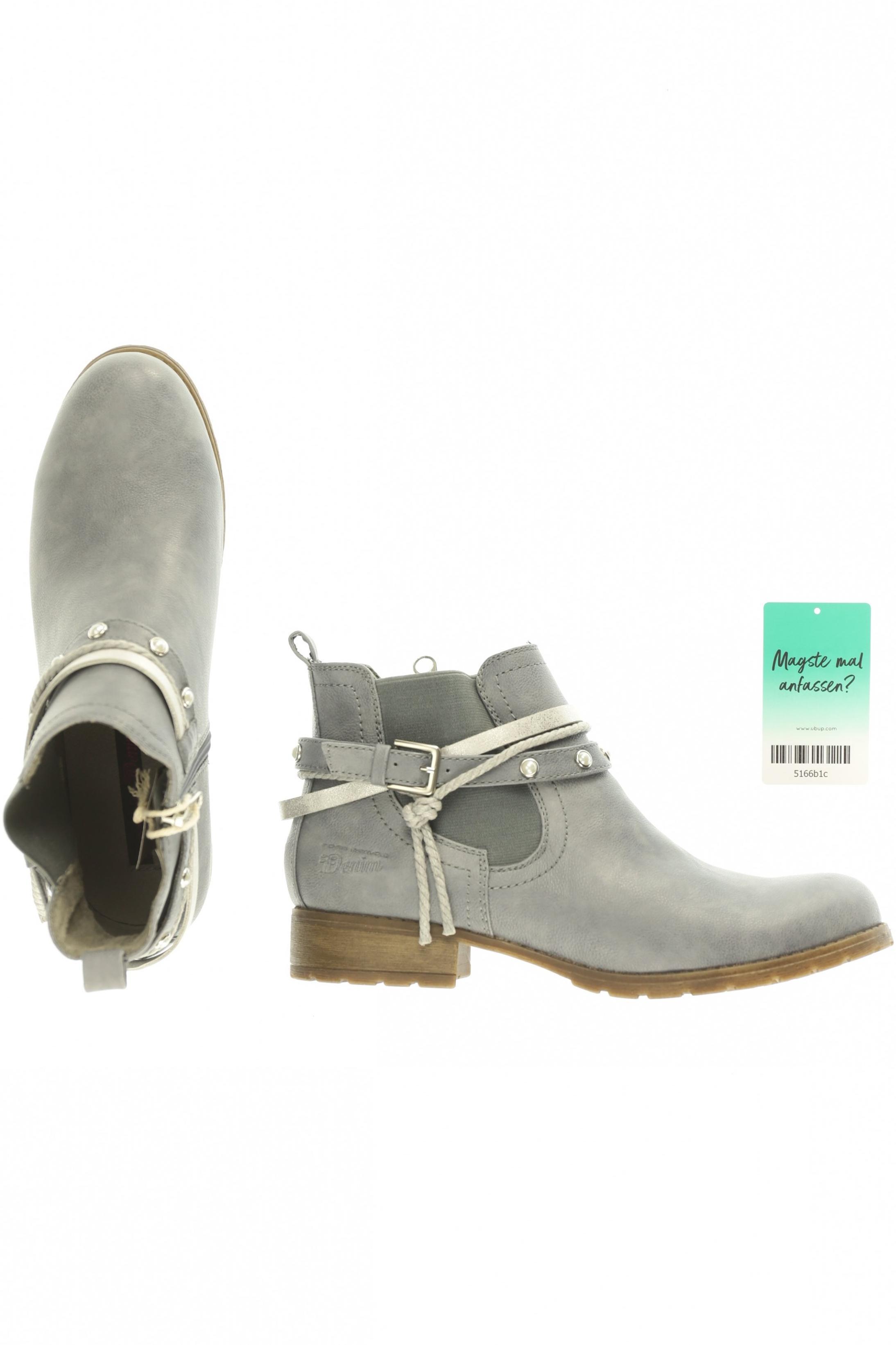 

TOM Tailor Denim Damen Stiefelette, grau, Gr. 39