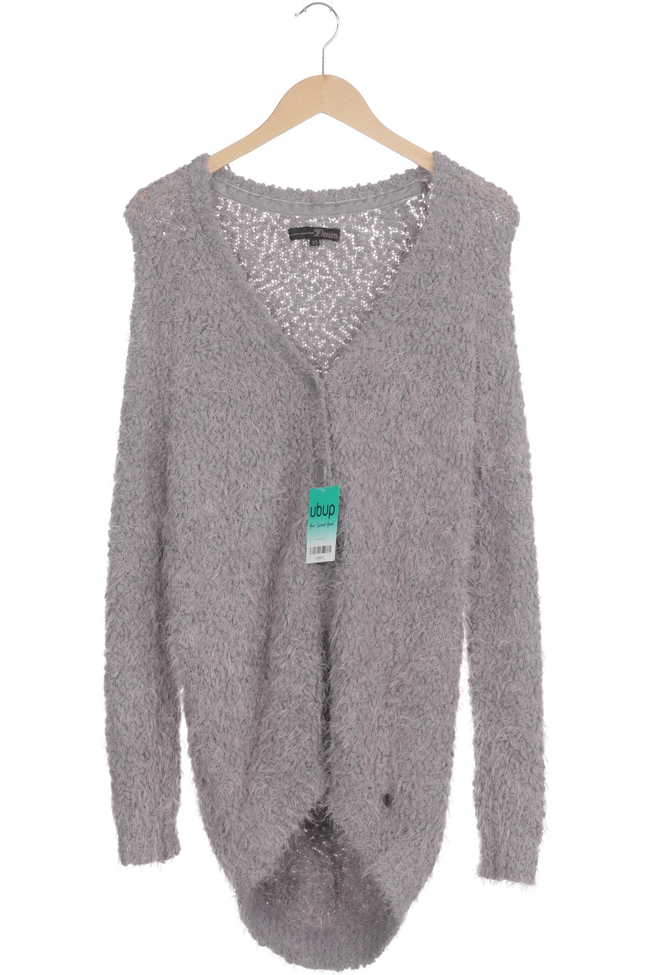 

TOM Tailor Denim Damen Strickjacke, grau, Gr.