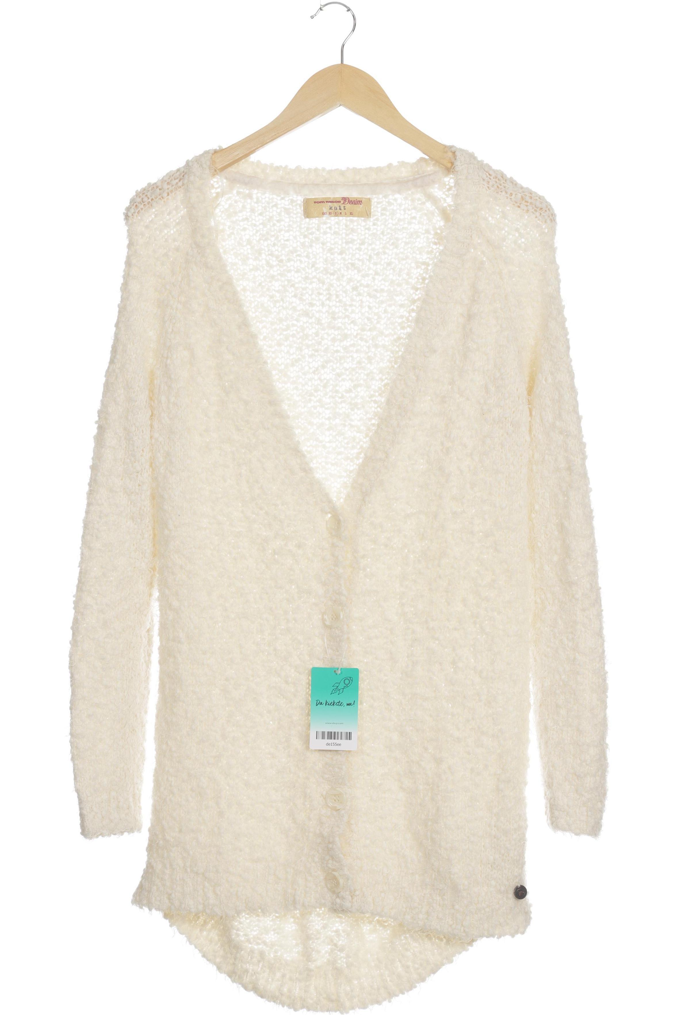 

TOM Tailor Denim Damen Strickjacke, beige, Gr.