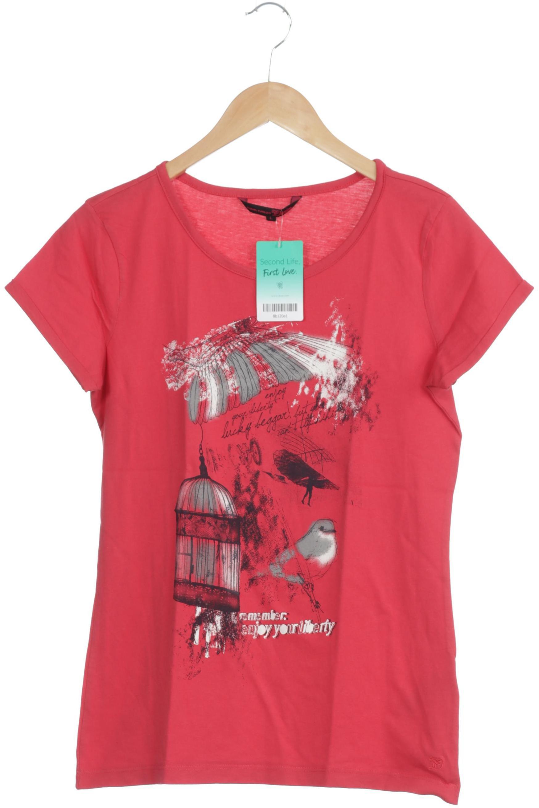 

TOM Tailor Denim Damen T-Shirt, rot, Gr.