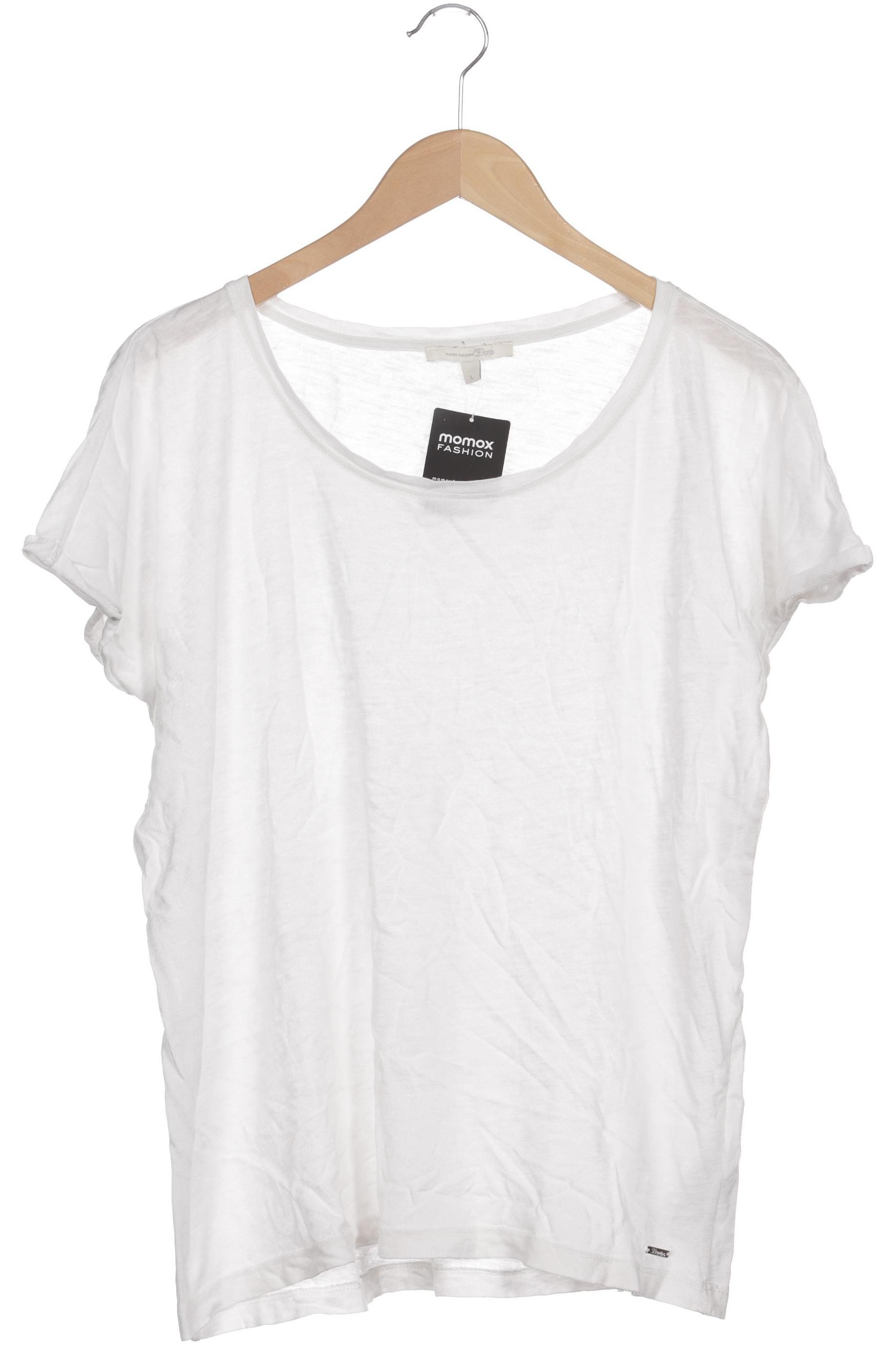 

TOM Tailor Denim Damen T-Shirt, weiß, Gr.