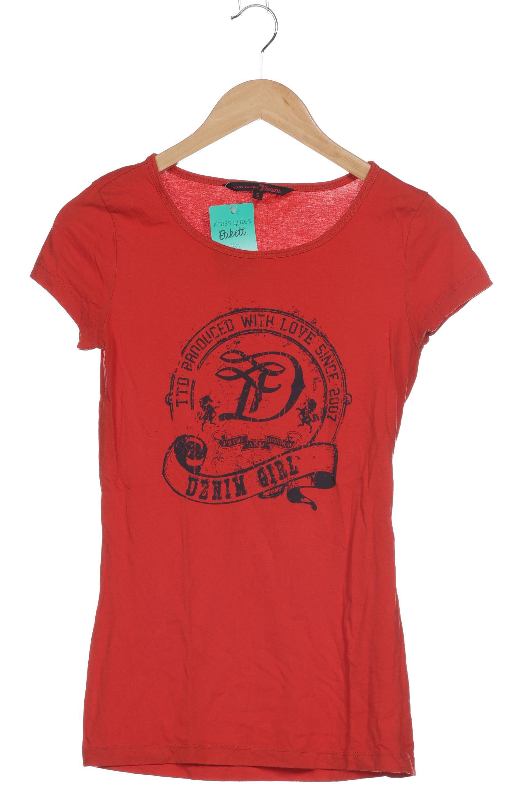 

TOM Tailor Denim Damen T-Shirt, rot, Gr.