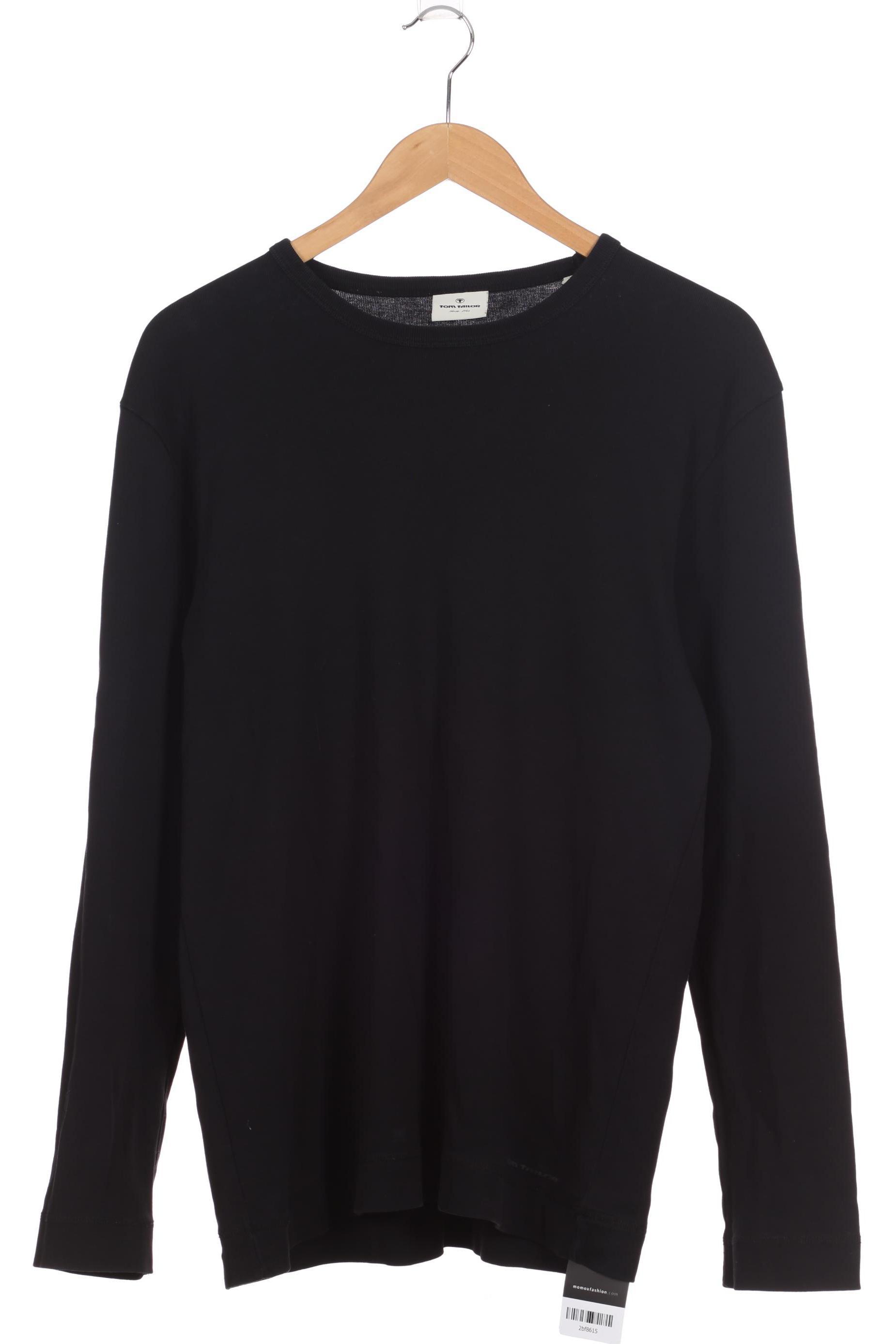 Thumbnail - TOM Tailor Denim Herren Langarmshirt, schwarz, Gr.