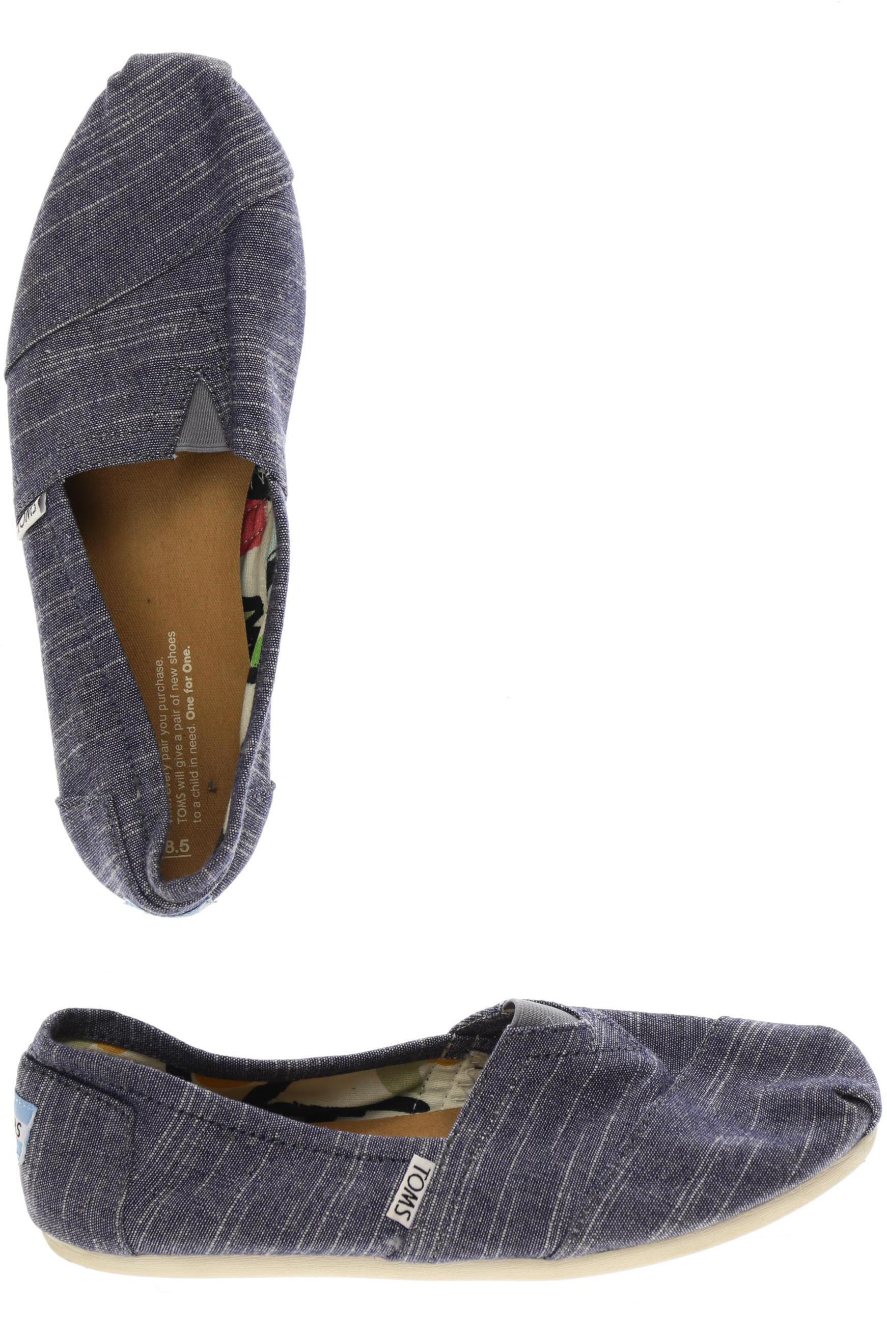 

Toms Damen Halbschuh, blau, Gr. 8.5