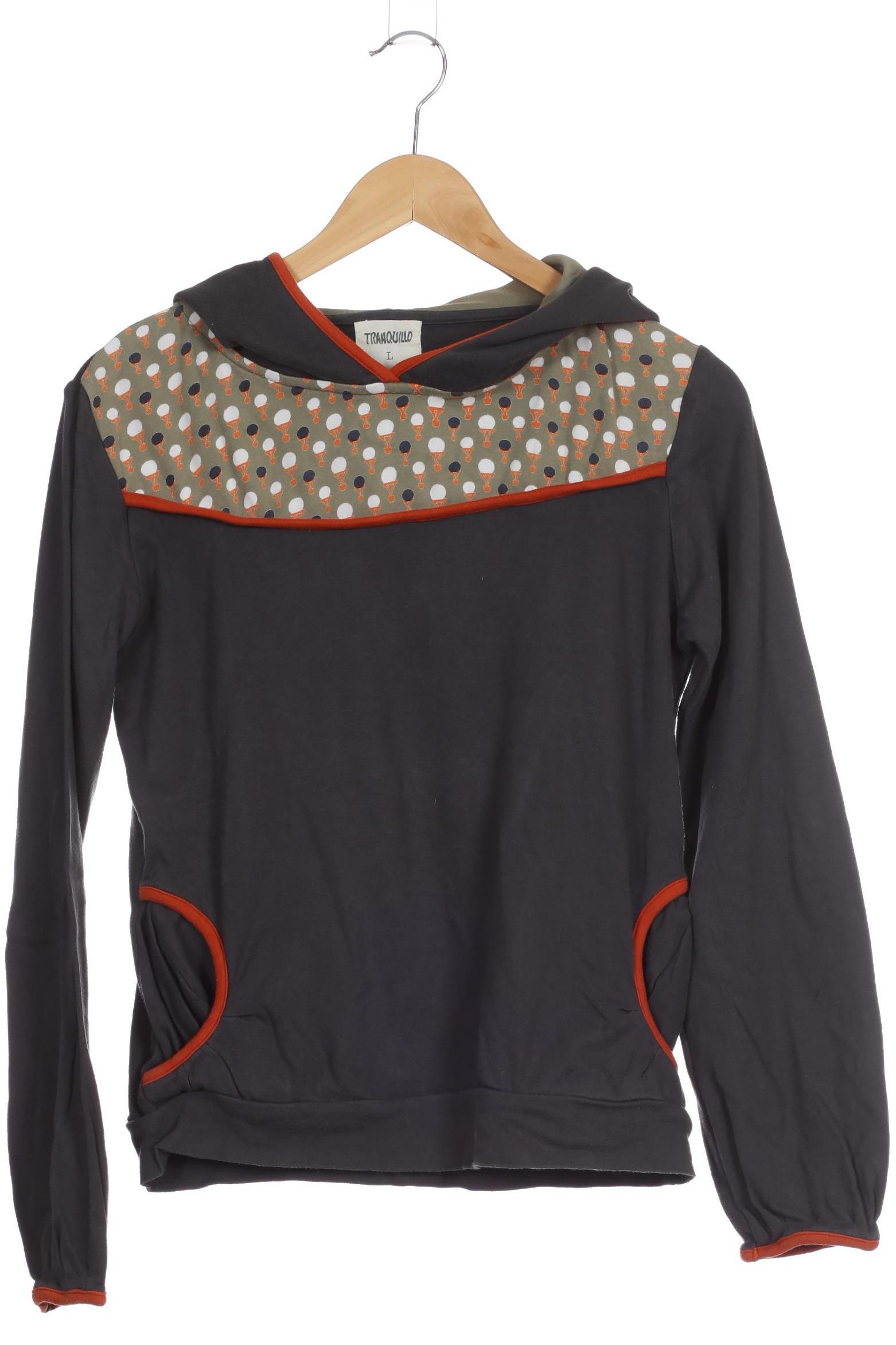 

Tranquillo Damen Kapuzenpullover, grau, Gr.
