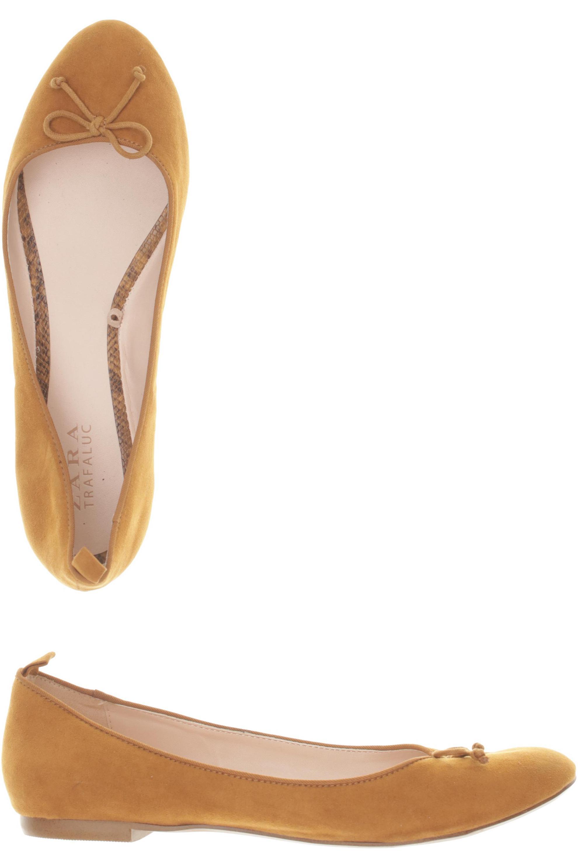 

TRF by Zara Damen Ballerinas, orange, Gr. 38