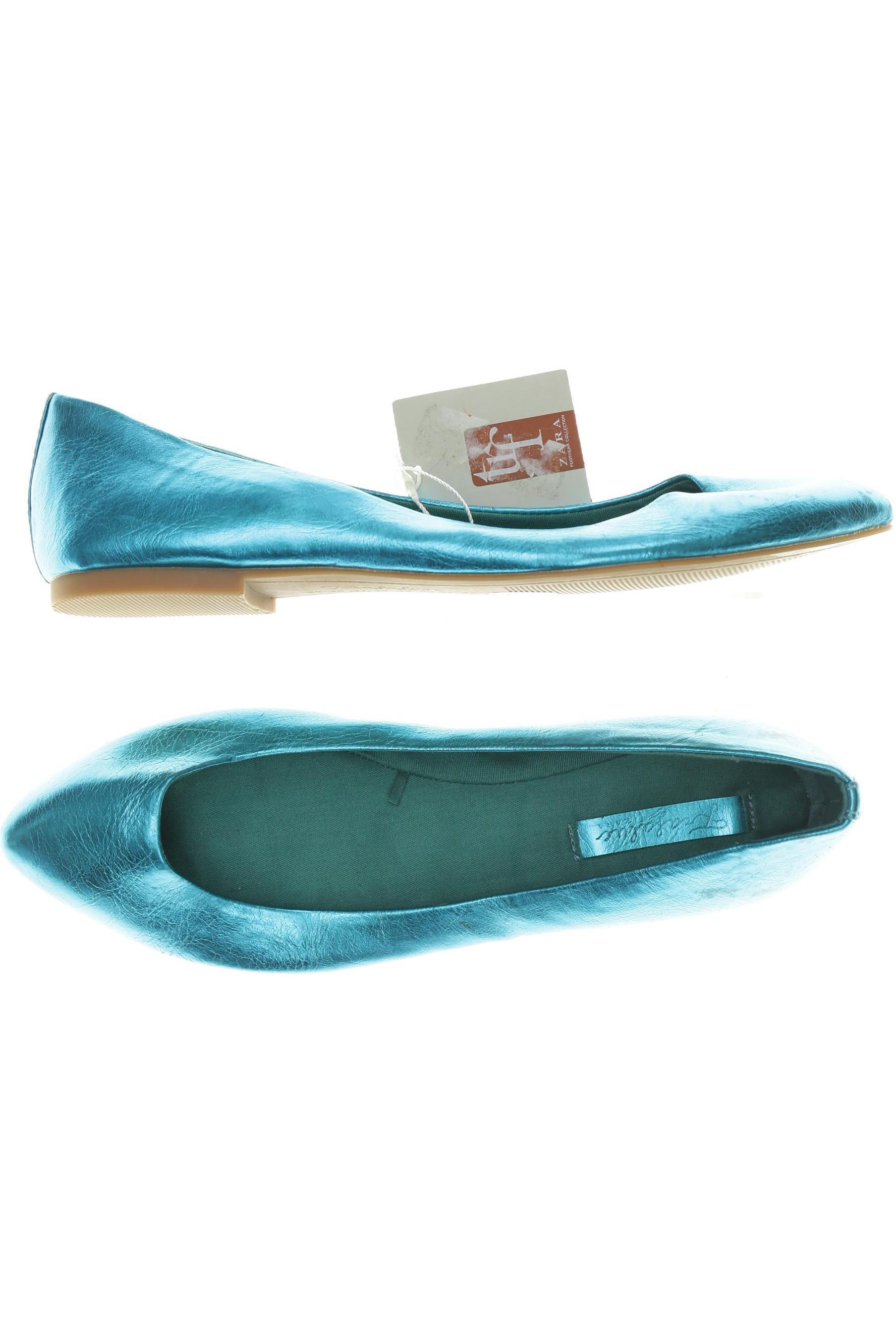 

TRF by Zara Damen Ballerinas, türkis, Gr. 37
