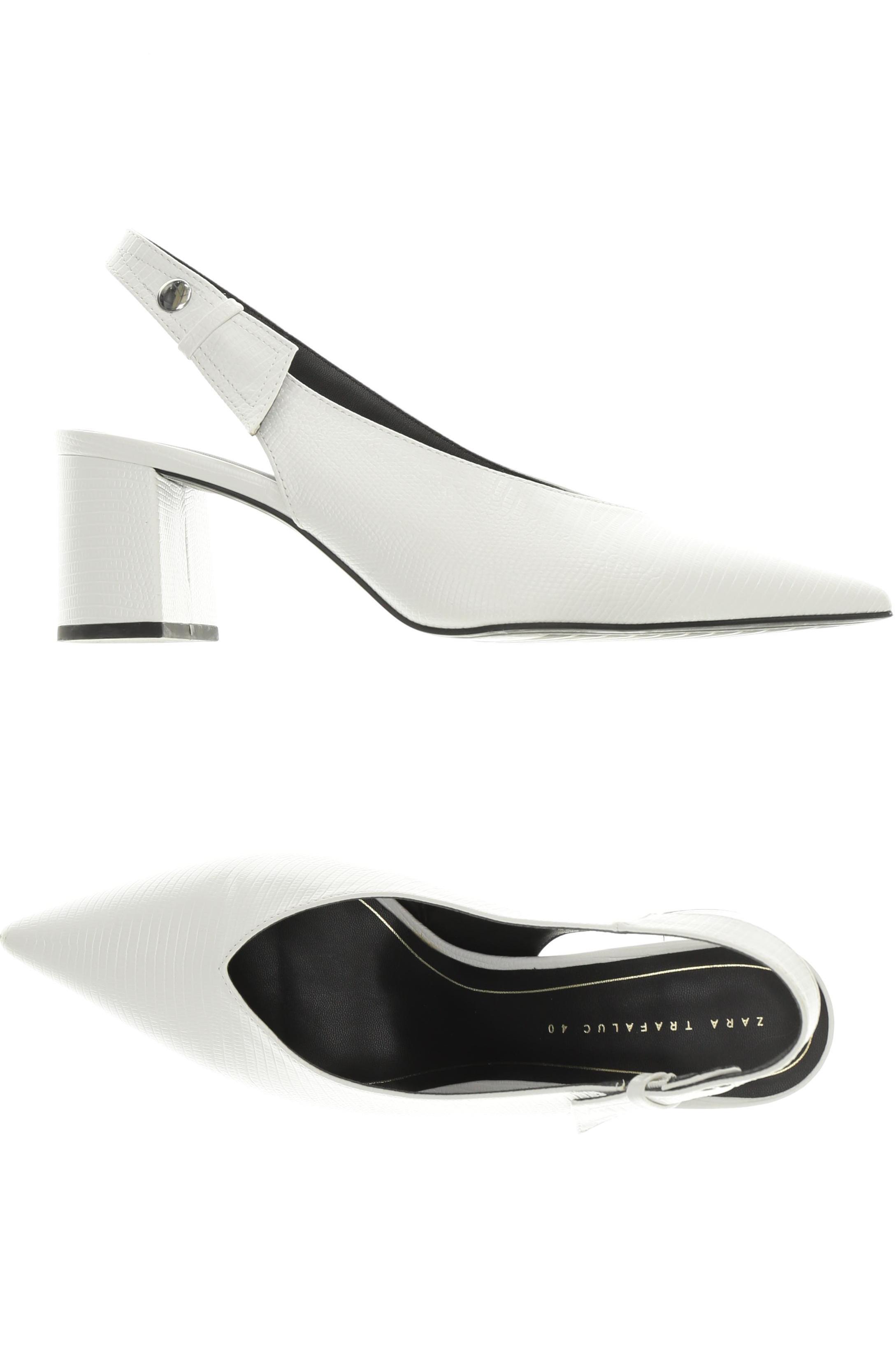 

TRF by Zara Damen Sandale, weiß, Gr. 40