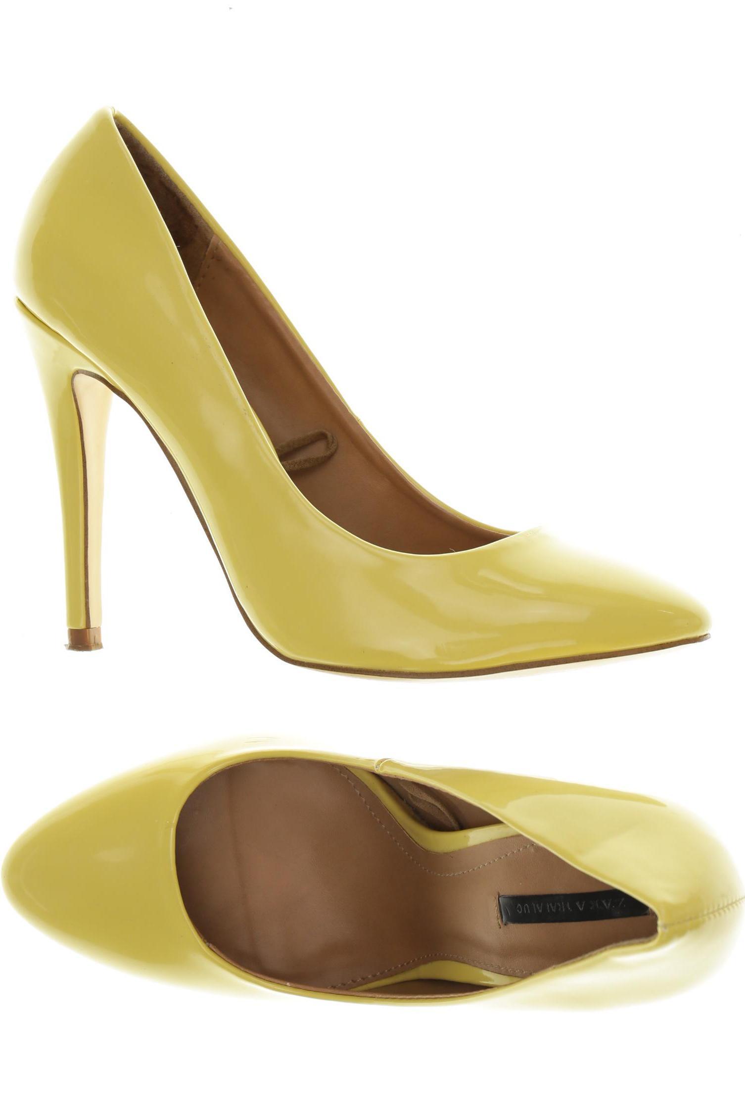 

TRF by Zara Damen Pumps, gelb, Gr. 38