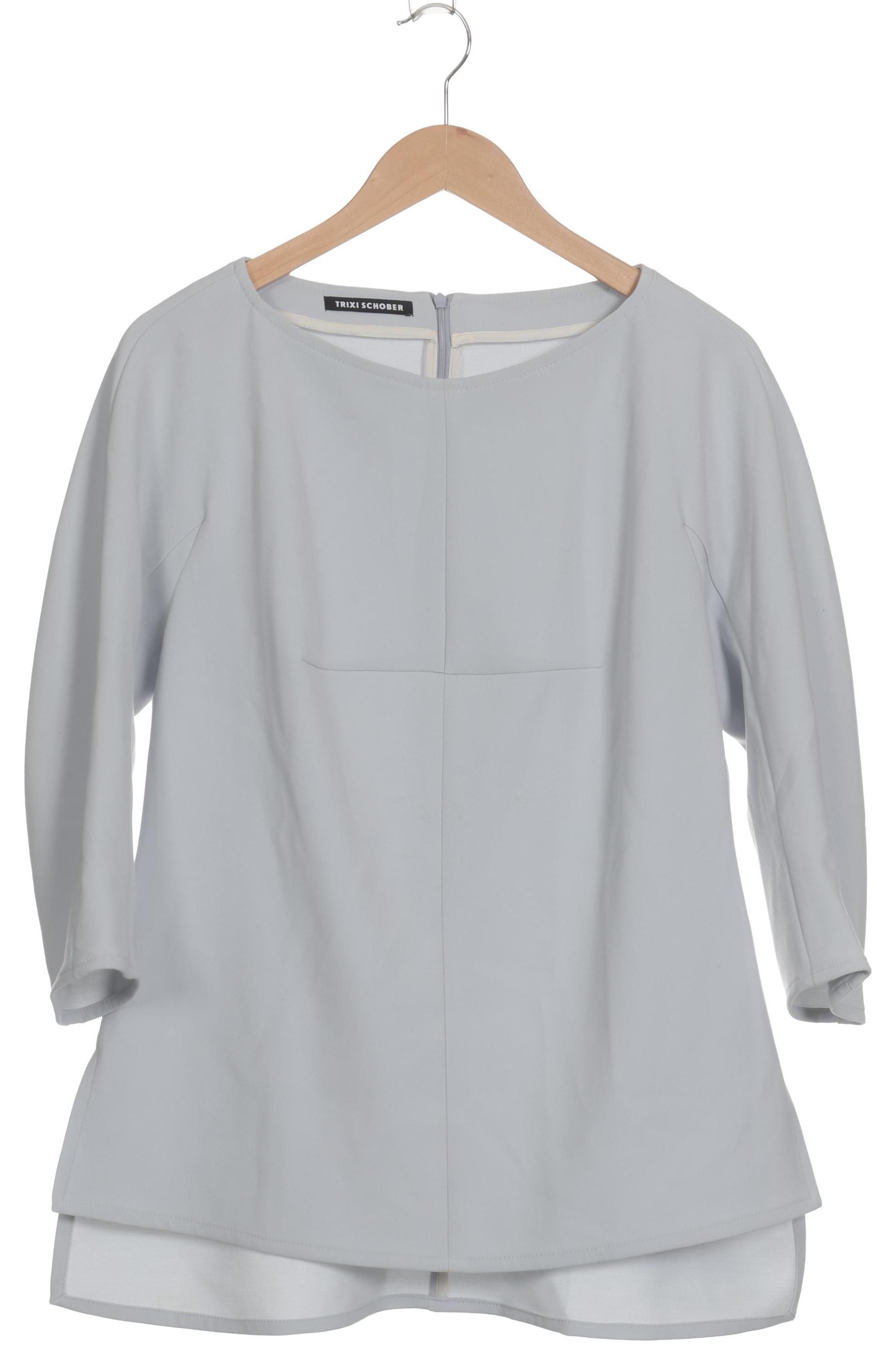 

Trixi Schober Damen Langarmshirt, blau, Gr. 40