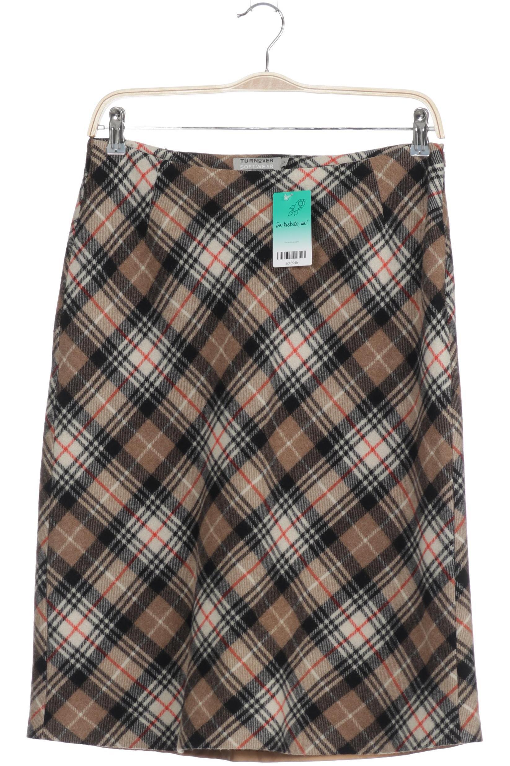 

Turnover Damen Rock, braun, Gr.