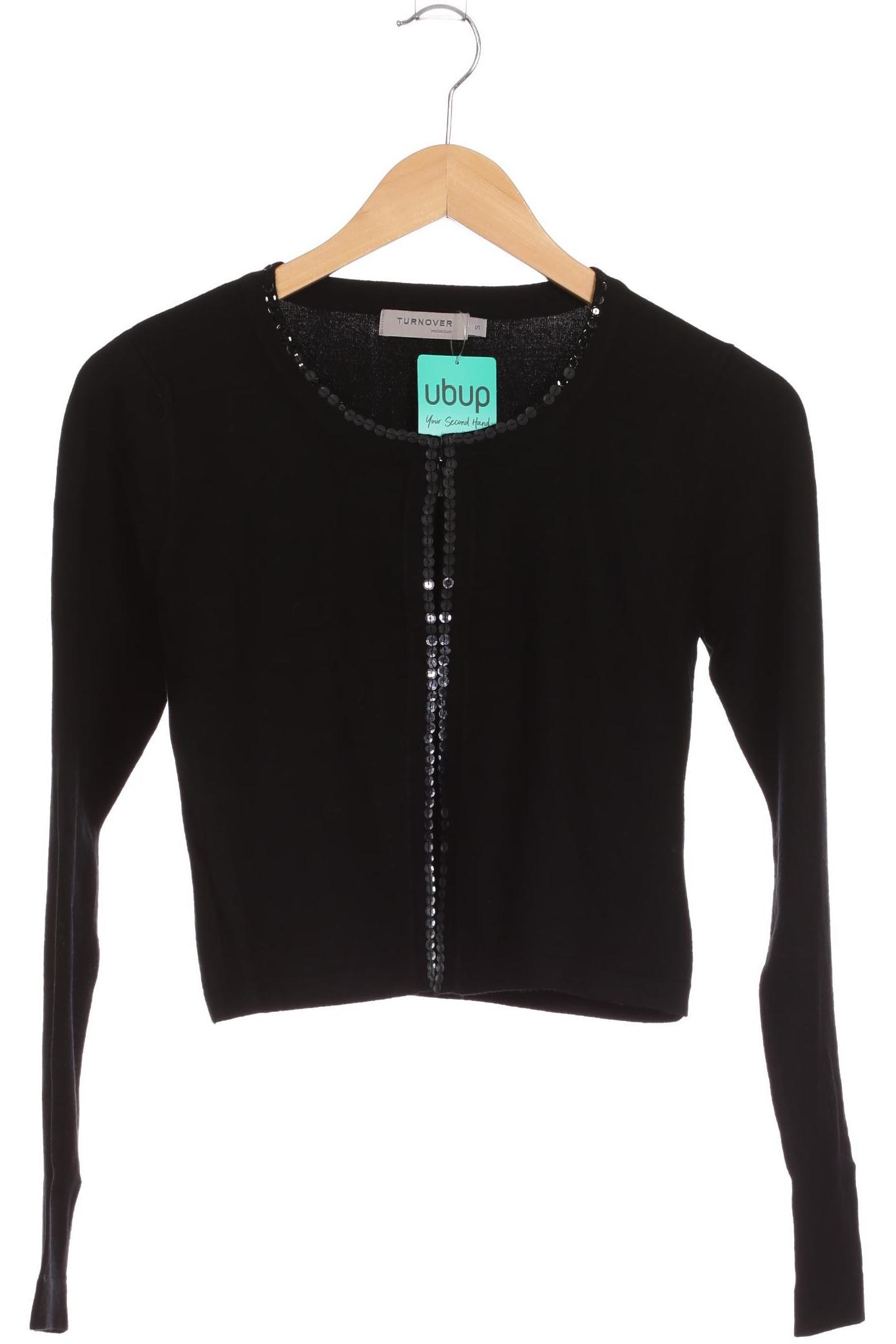 

Turnover Damen Strickjacke, schwarz, Gr.