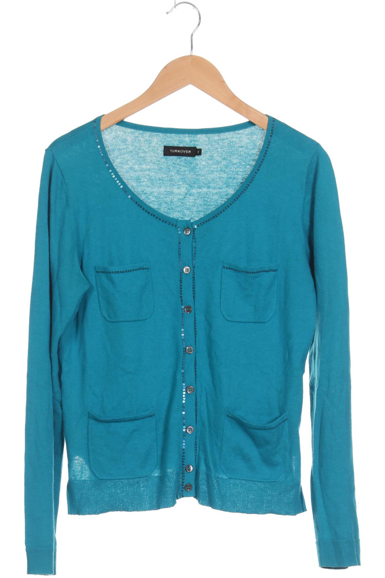 

Turnover Damen Strickjacke, blau, Gr.