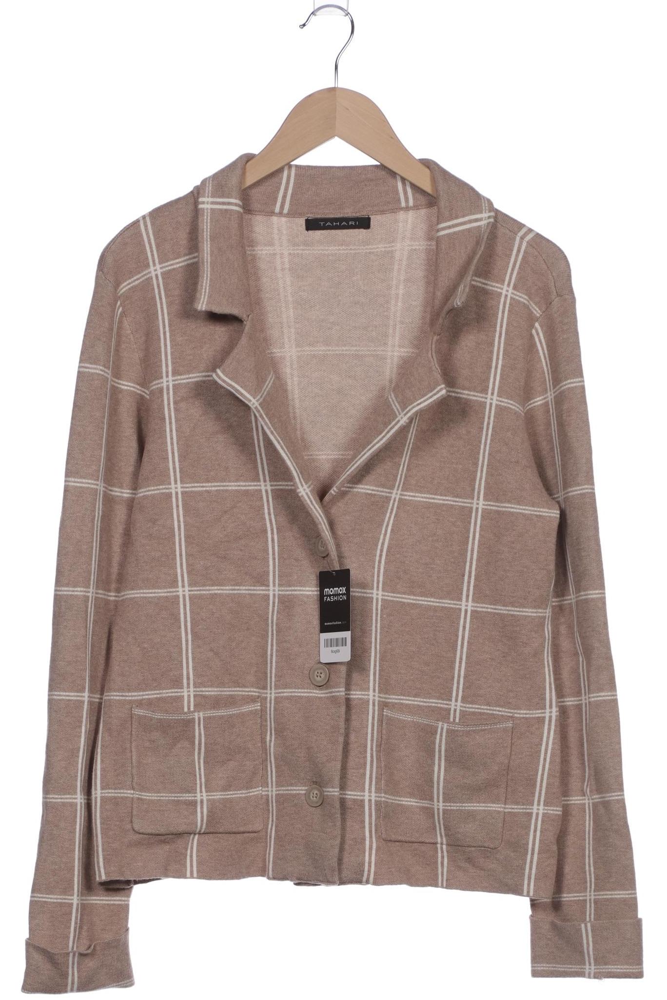 

Tahari Arthur S. Levine Damen Strickjacke, braun, Gr. 42