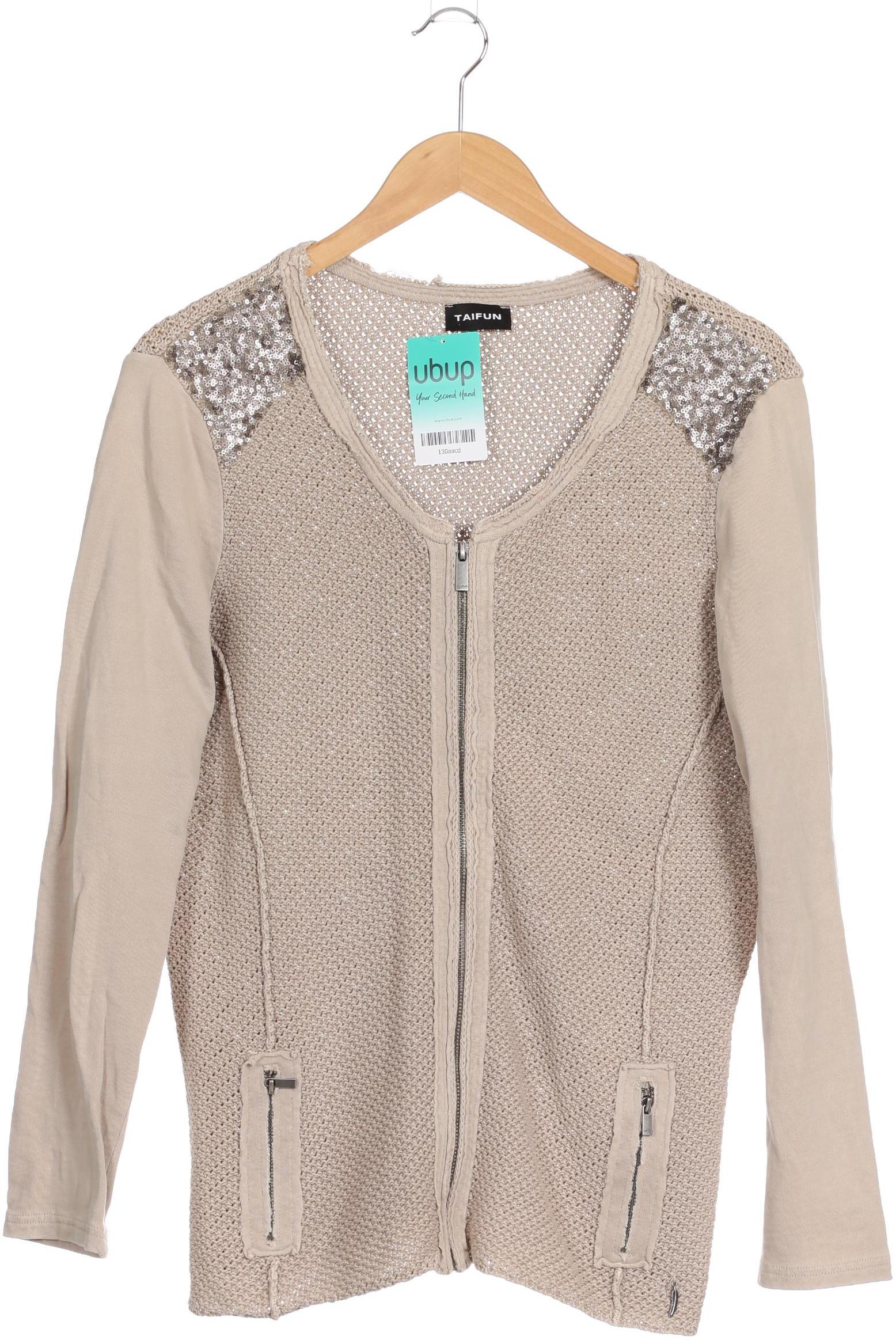 

Taifun Damen Strickjacke, beige, Gr.